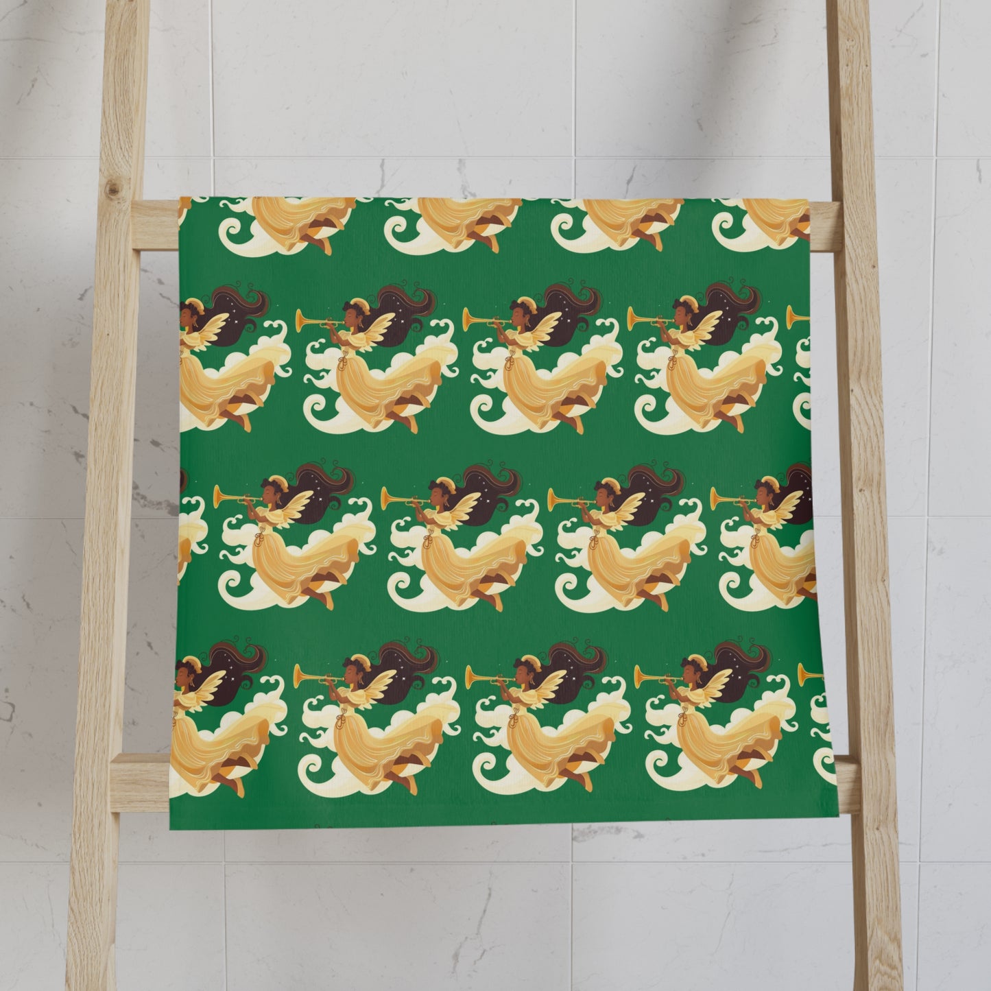 Festive Dragon Hand Towel - Kitchen Decor, Holiday Gift, Home Accents, Fun Bathroom Accessories, Unique Hostess Present