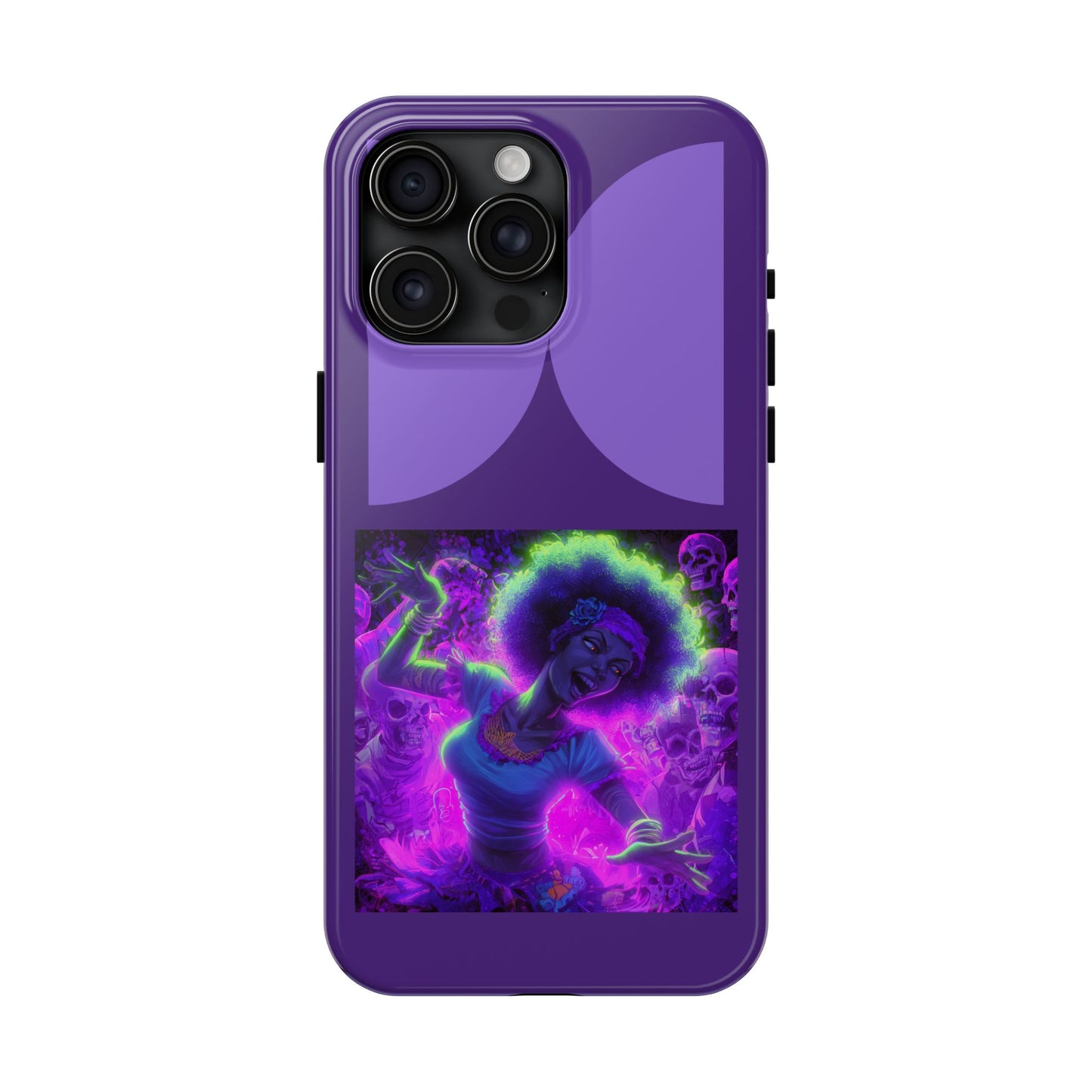 Vibrant Tough Phone Cases | Unique Phone Cover, Halloween Gift, Aesthetic Protection, Trendy Tech Accessory, Skull Design