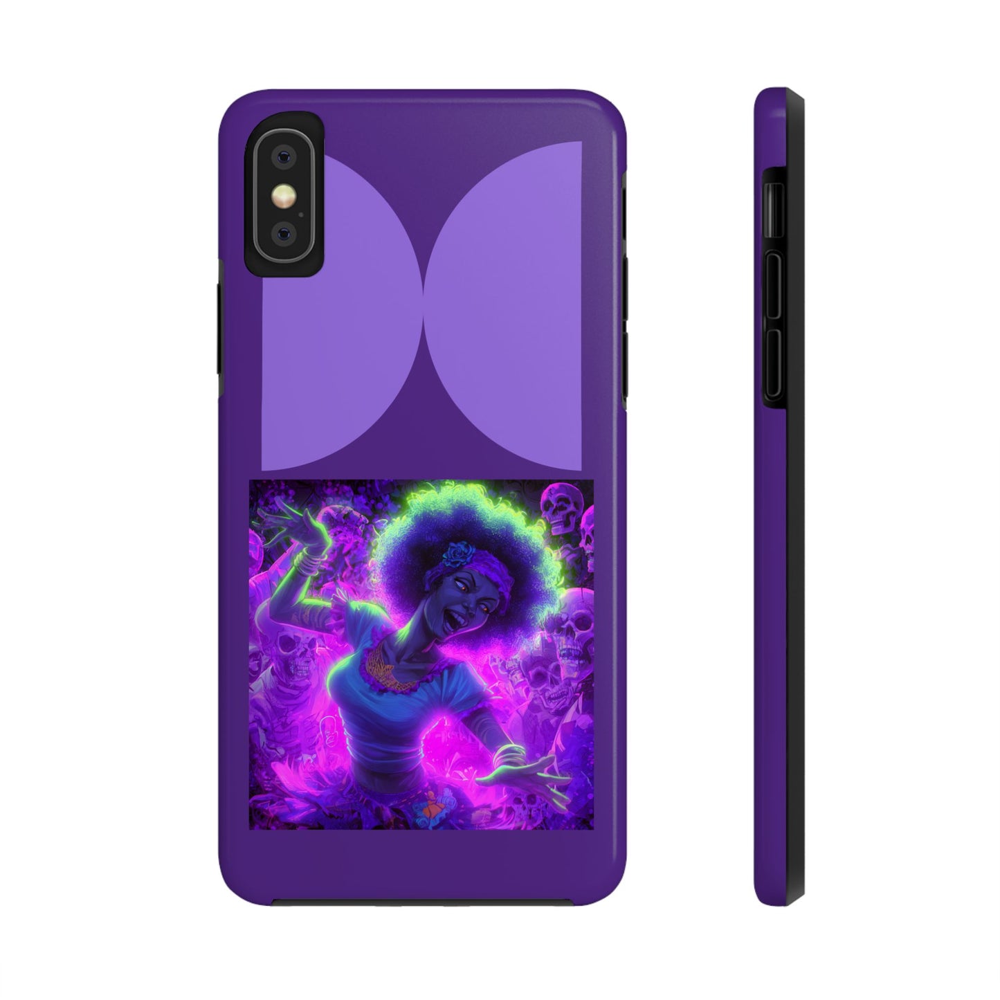 Vibrant Tough Phone Cases | Unique Phone Cover, Halloween Gift, Aesthetic Protection, Trendy Tech Accessory, Skull Design