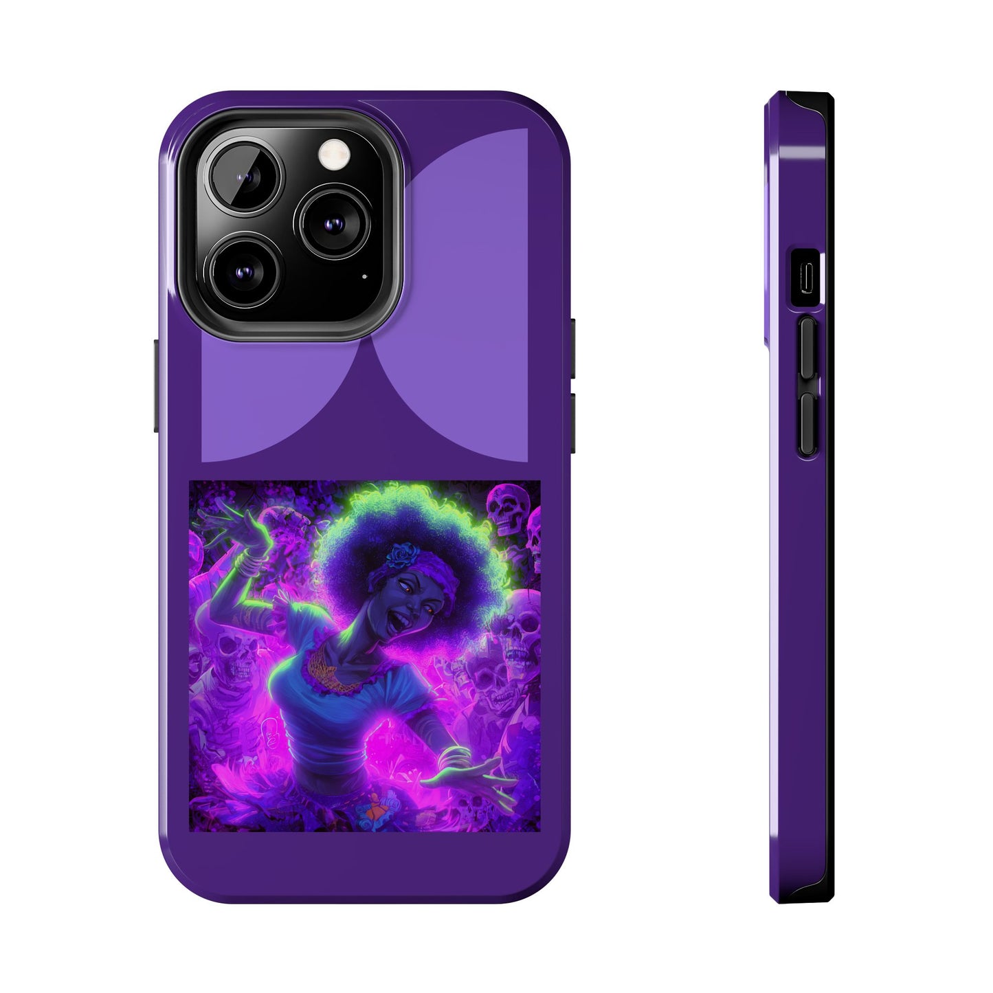 Vibrant Tough Phone Cases | Unique Phone Cover, Halloween Gift, Aesthetic Protection, Trendy Tech Accessory, Skull Design