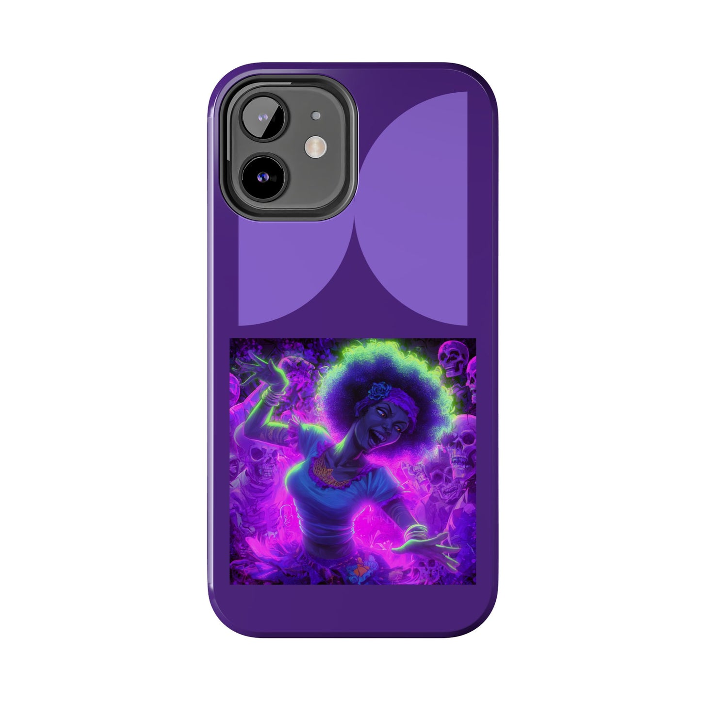 Vibrant Tough Phone Cases | Unique Phone Cover, Halloween Gift, Aesthetic Protection, Trendy Tech Accessory, Skull Design