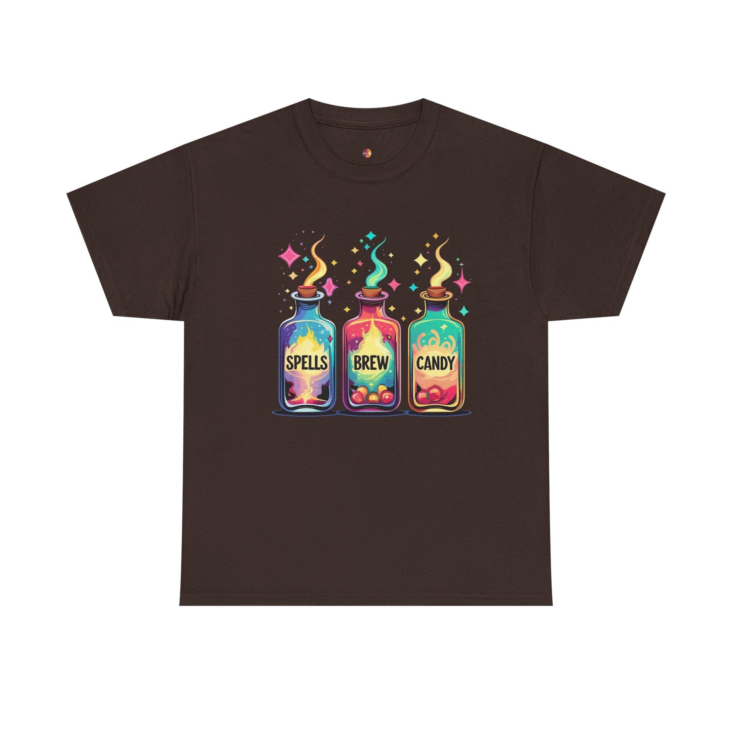 Magical Potion T-Shirt - Spells Brew Candy Design, Cute Halloween Tee, Witchy Apparel, Gift for Magic Lovers, Casual Wear