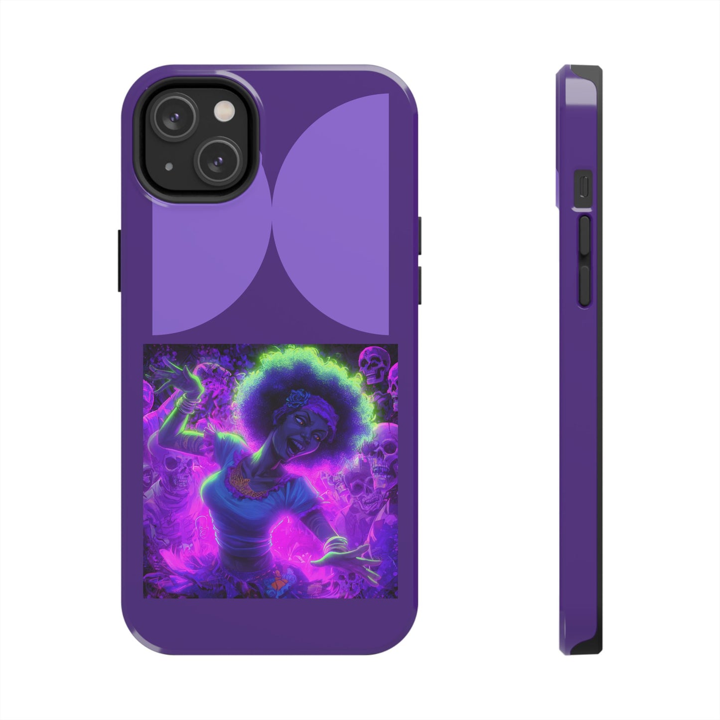 Vibrant Tough Phone Cases | Unique Phone Cover, Halloween Gift, Aesthetic Protection, Trendy Tech Accessory, Skull Design