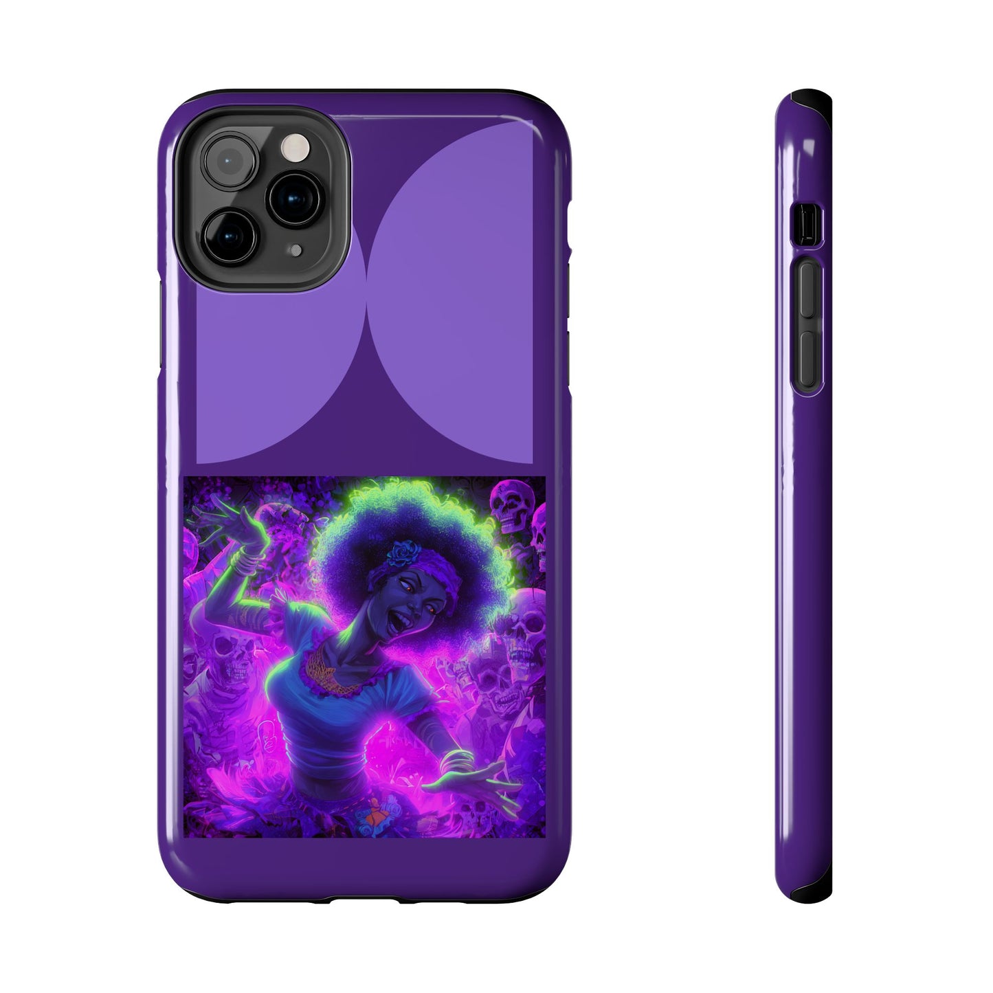 Vibrant Tough Phone Cases | Unique Phone Cover, Halloween Gift, Aesthetic Protection, Trendy Tech Accessory, Skull Design
