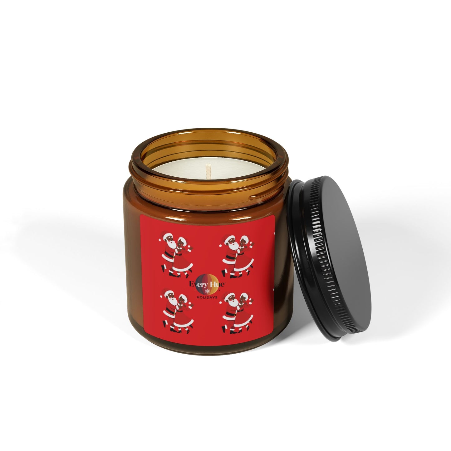 Scented Soy Candle (Multi-Size, Amber Jar)