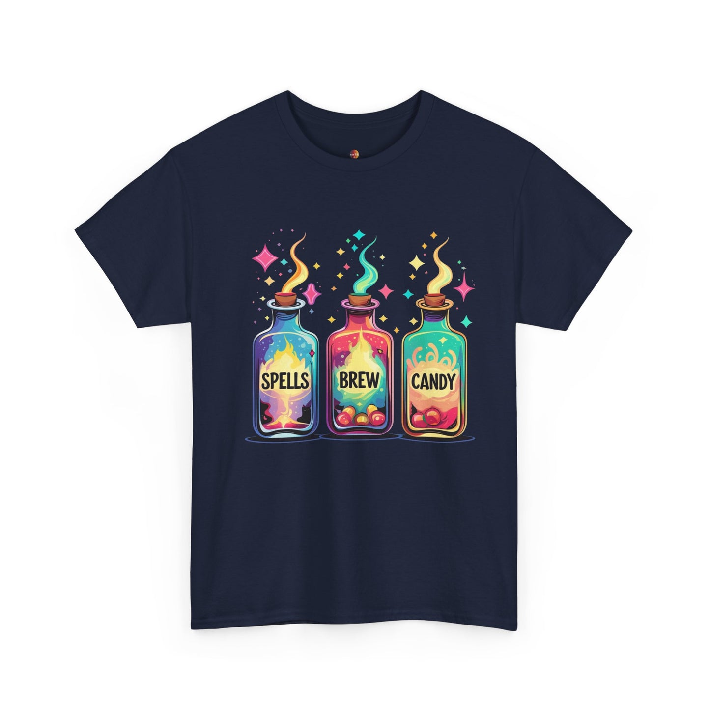 Magical Potion T-Shirt - Spells Brew Candy Design, Cute Halloween Tee, Witchy Apparel, Gift for Magic Lovers, Casual Wear