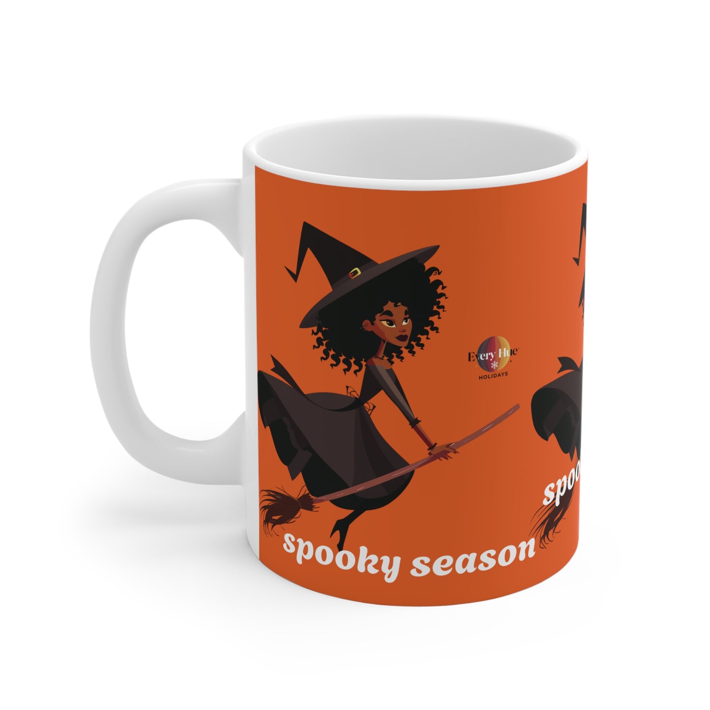 Spooky Season Ceramic Mug, Witch Decor, Fall Coffee Cup, Halloween Gift, Seasonal Drinkware, Cute Witch Mug