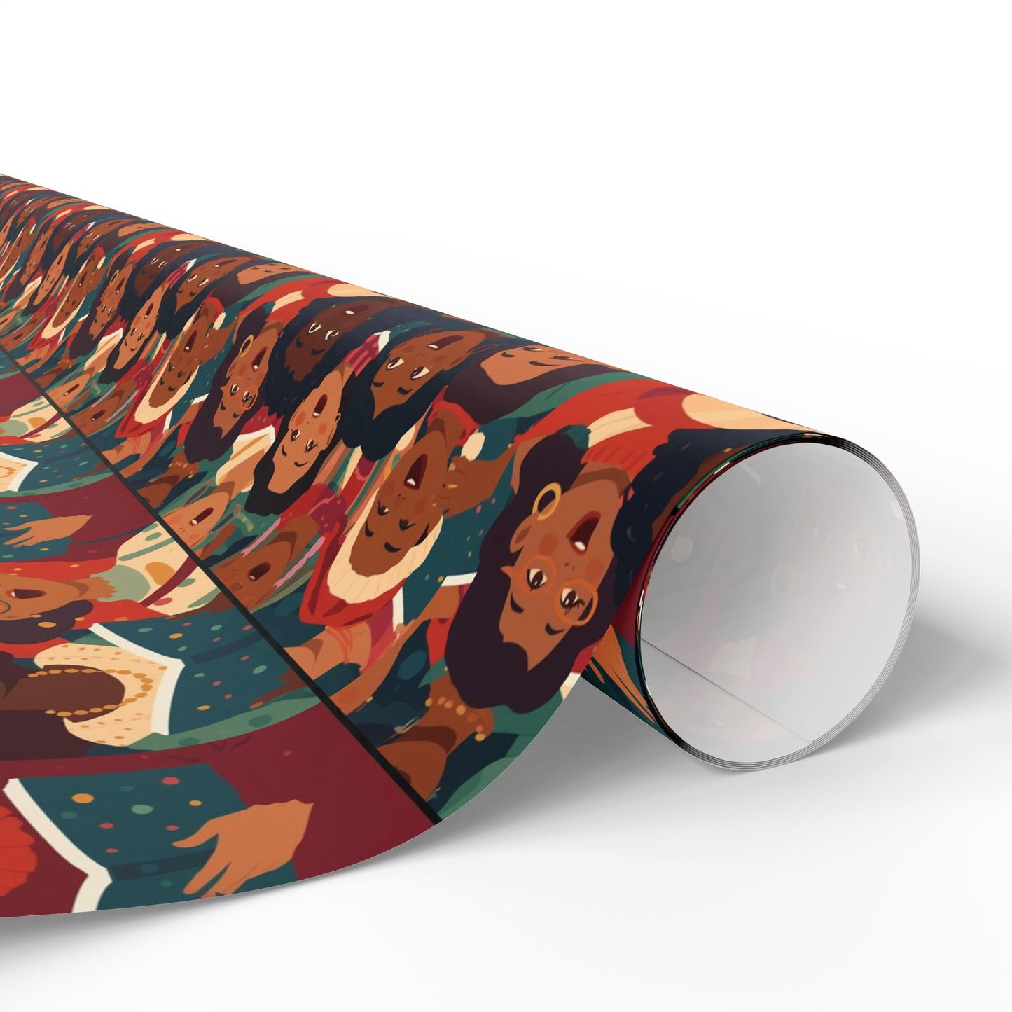 Cultural Celebration Wrapping Paper, Gift Wrap for Holidays, Birthdays, Festive Occasions, Party Supplies, Eco-Friendly