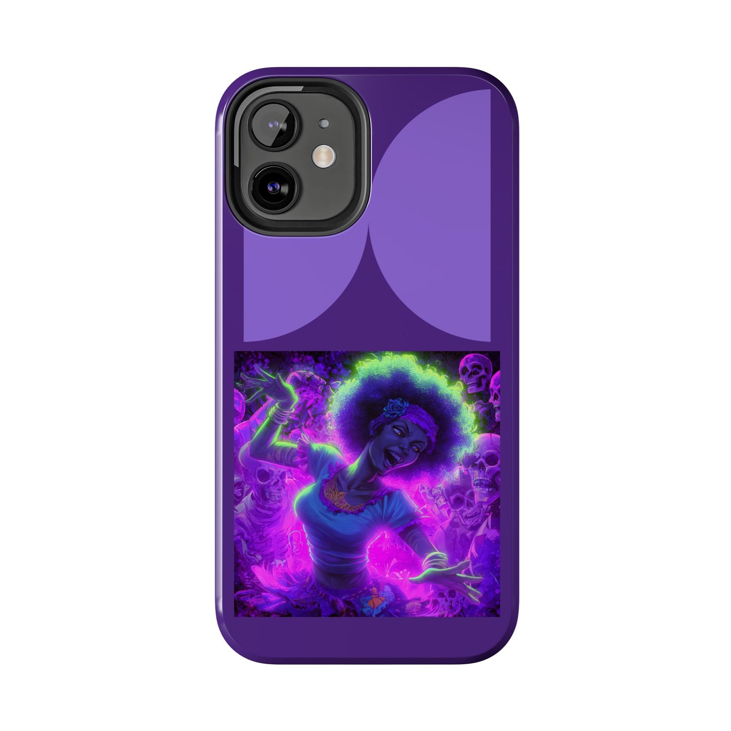 Vibrant Tough Phone Cases | Unique Phone Cover, Halloween Gift, Aesthetic Protection, Trendy Tech Accessory, Skull Design