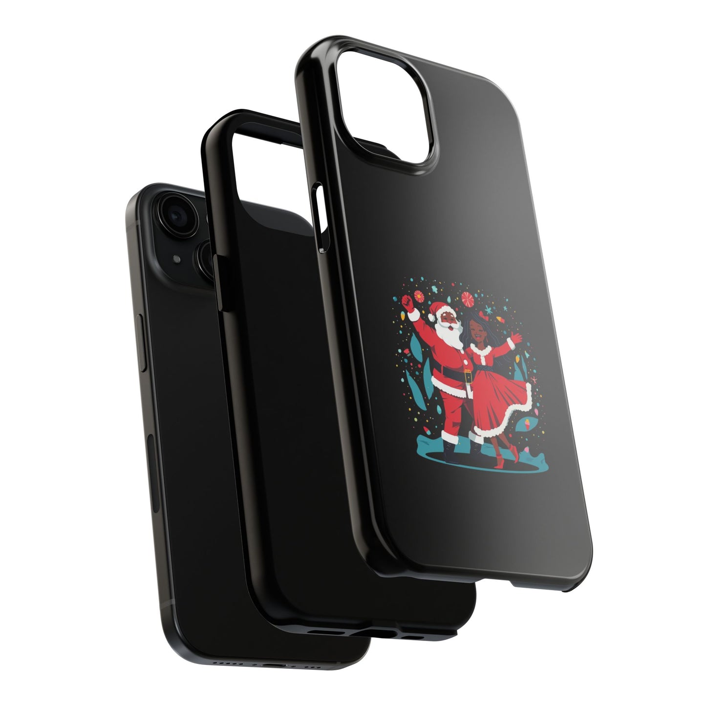 Festive Santa Phone Cases - Holiday Protection, Xmas Gifts, Winter Vibes, Merry & Bright, Unique Tech Accessories