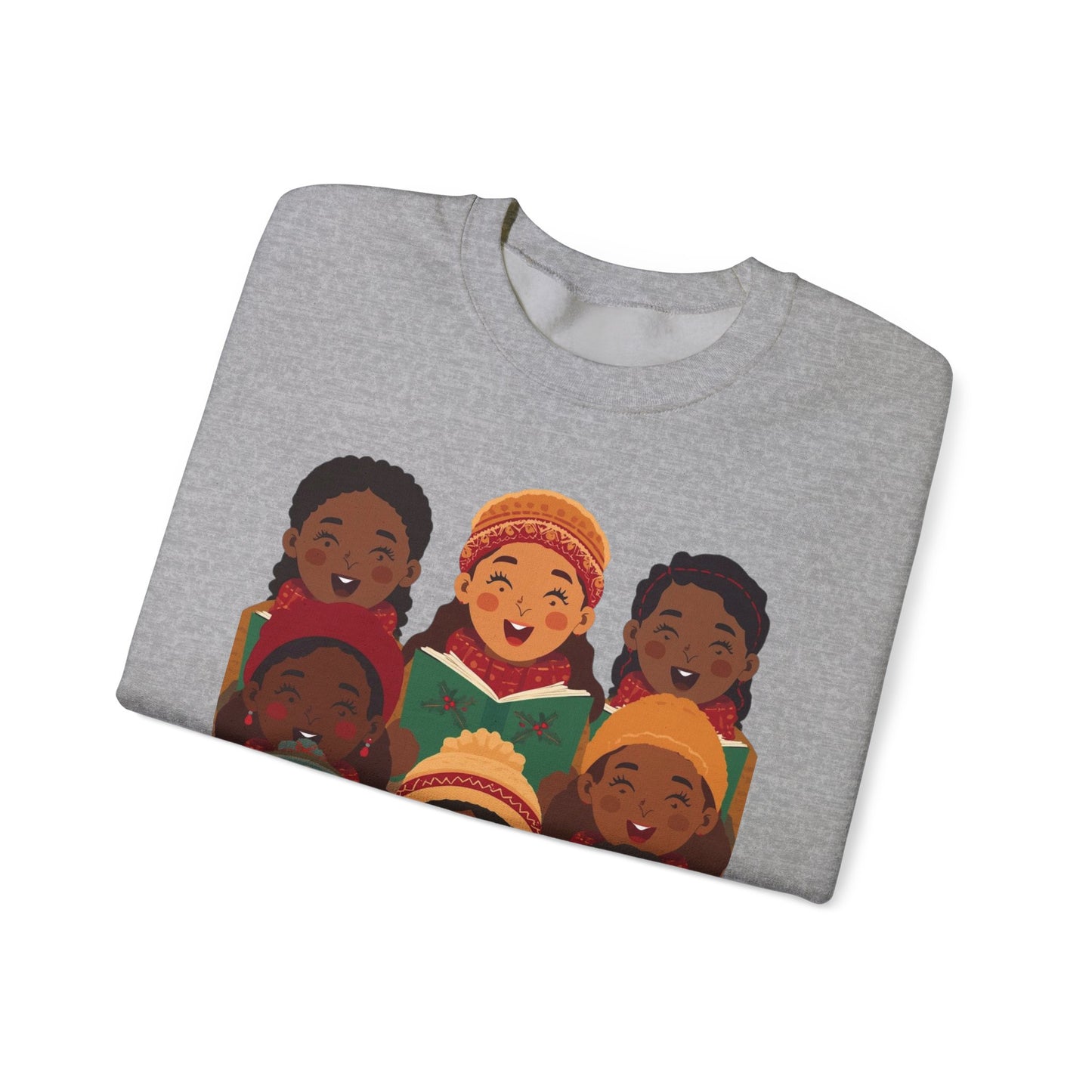 Singing Joy Crewneck Sweatshirt, Cozy Choir Sweatshirt, Festival Apparel, Group Performance Top, Gift for Music Lovers, Unisex Sweatshirt