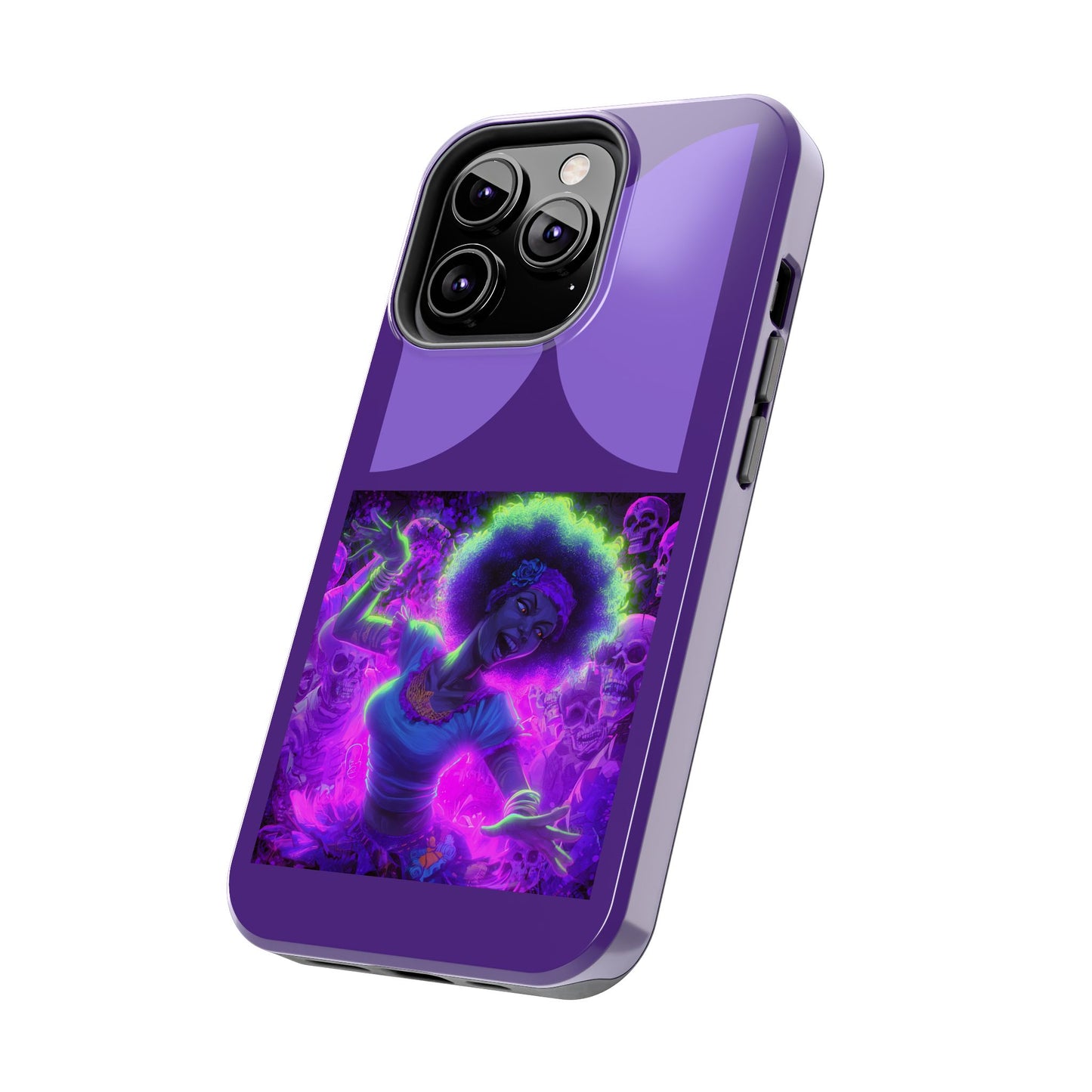 Vibrant Tough Phone Cases | Unique Phone Cover, Halloween Gift, Aesthetic Protection, Trendy Tech Accessory, Skull Design