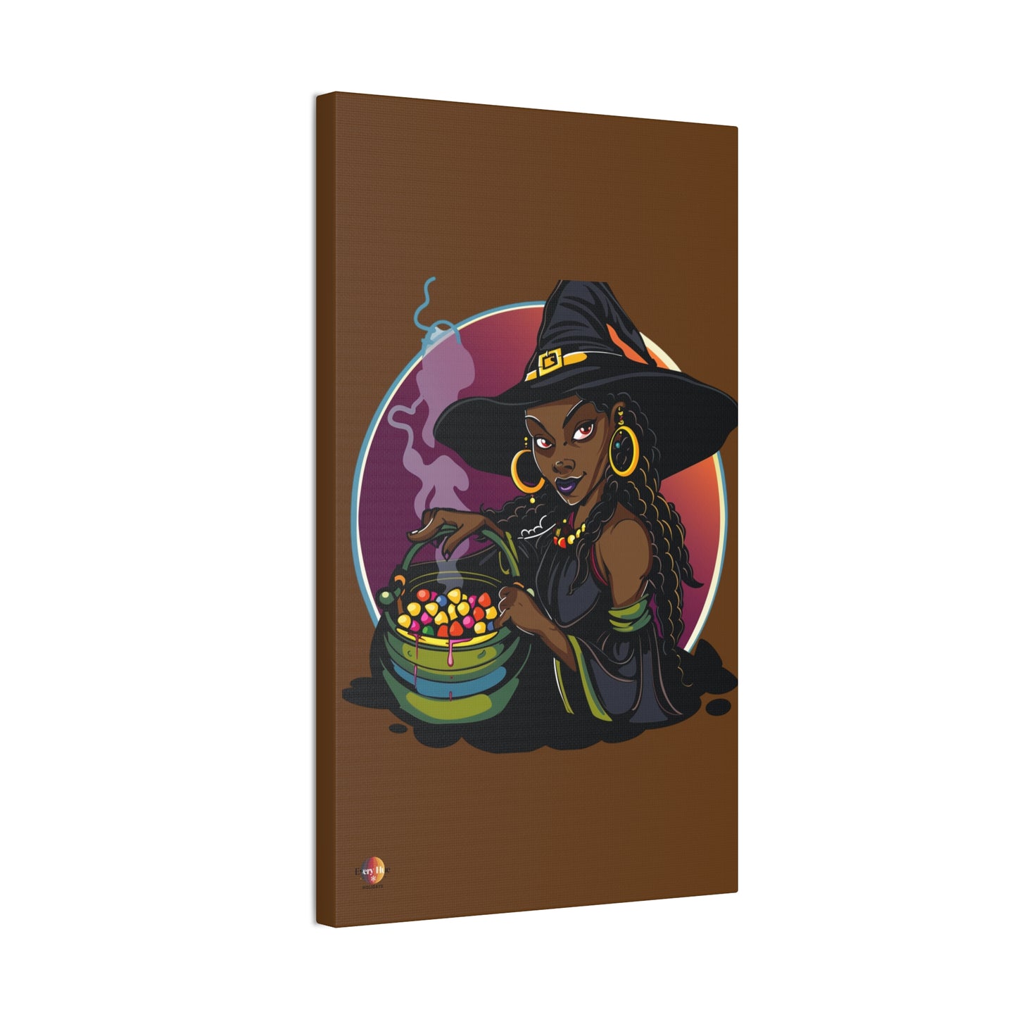 Witchy Canvas Art, Spooky Wall Decor, Halloween Home Decor, Magic Potion Artwork, Witch Decor, Gift for Witch Lovers