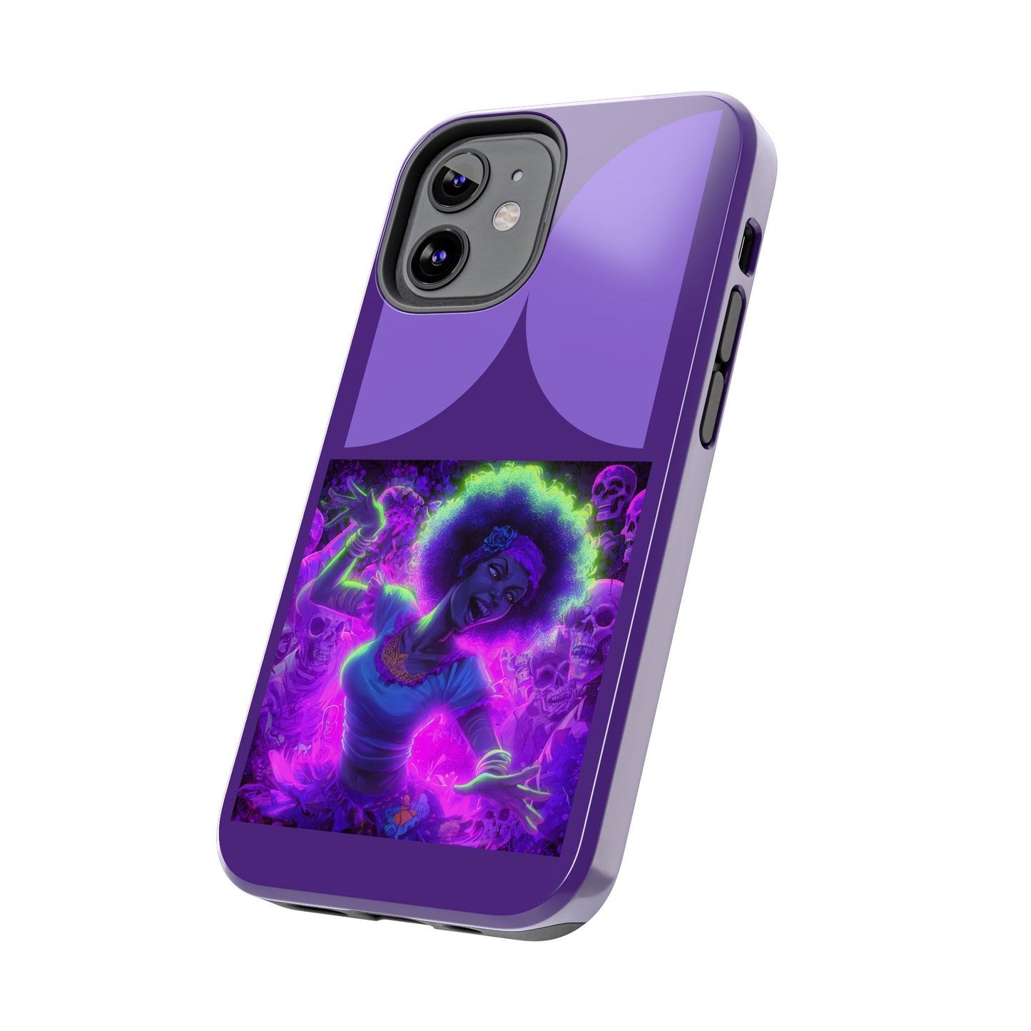 Vibrant Tough Phone Cases | Unique Phone Cover, Halloween Gift, Aesthetic Protection, Trendy Tech Accessory, Skull Design