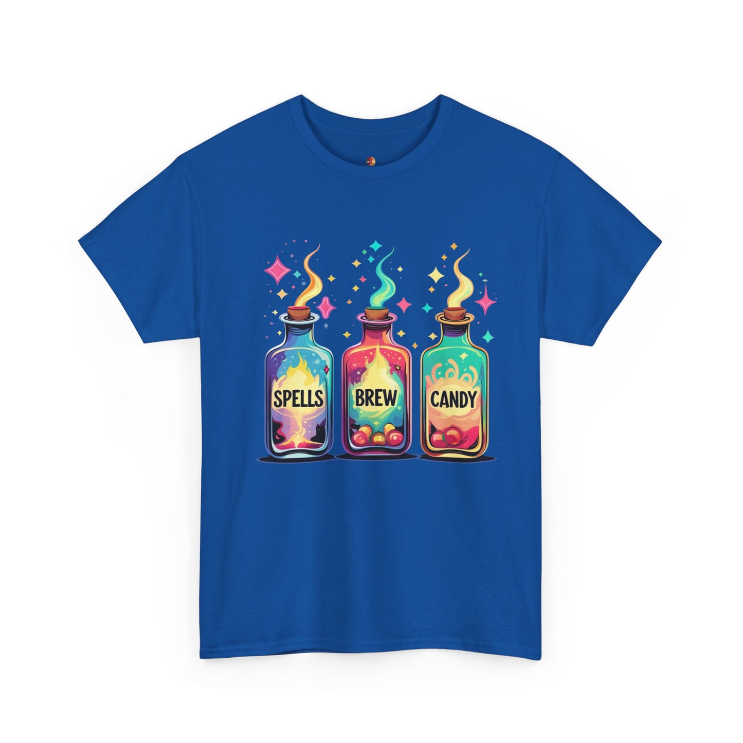 Magical Potion T-Shirt - Spells Brew Candy Design, Cute Halloween Tee, Witchy Apparel, Gift for Magic Lovers, Casual Wear