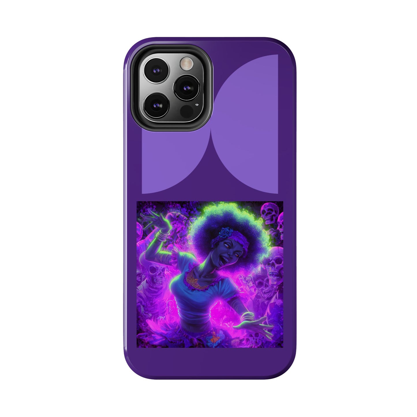 Vibrant Tough Phone Cases | Unique Phone Cover, Halloween Gift, Aesthetic Protection, Trendy Tech Accessory, Skull Design
