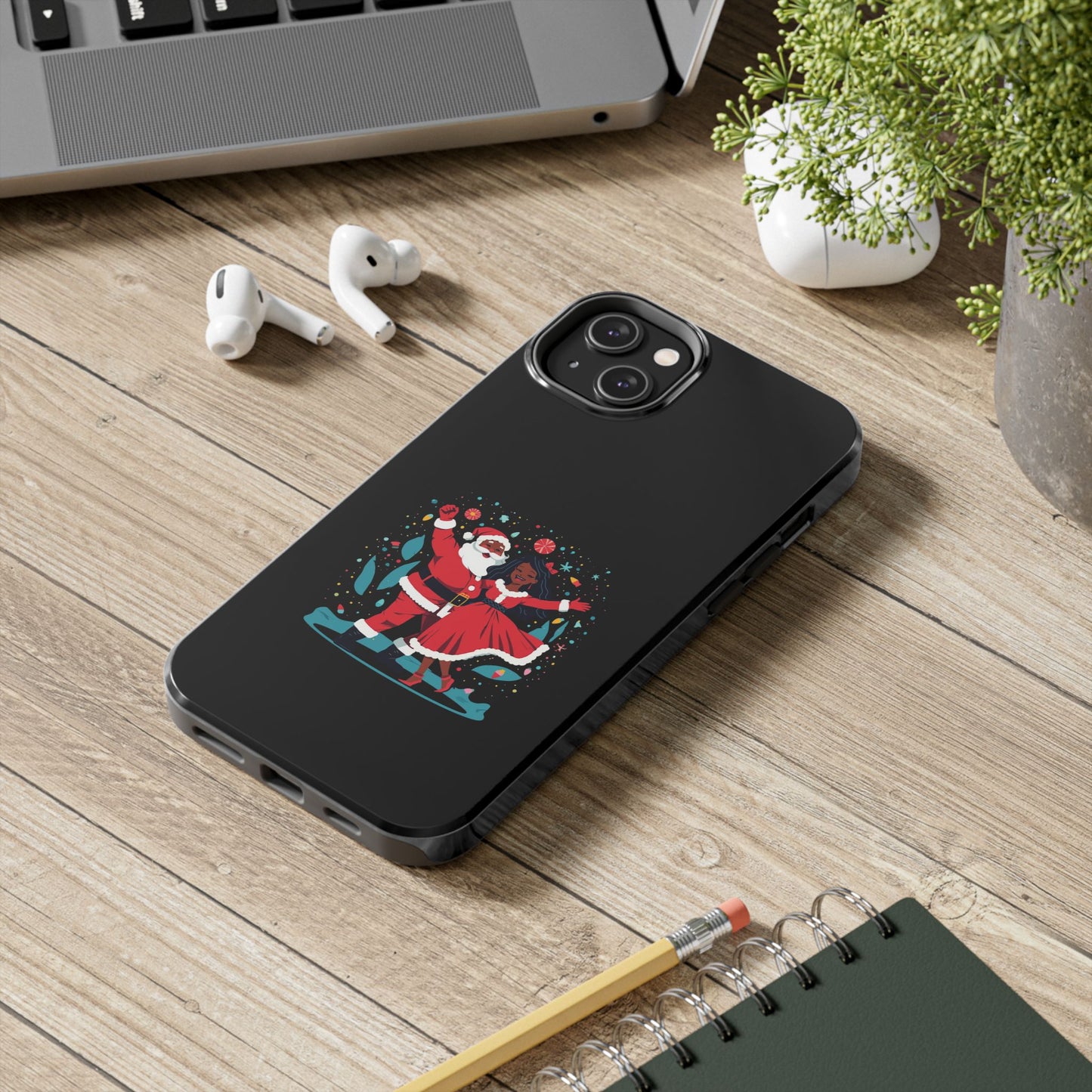 Festive Santa Phone Cases - Holiday Protection, Xmas Gifts, Winter Vibes, Merry & Bright, Unique Tech Accessories