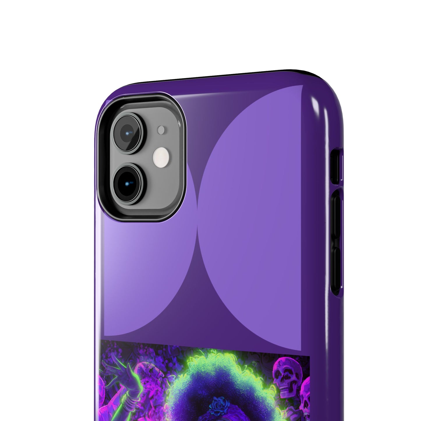 Vibrant Tough Phone Cases | Unique Phone Cover, Halloween Gift, Aesthetic Protection, Trendy Tech Accessory, Skull Design