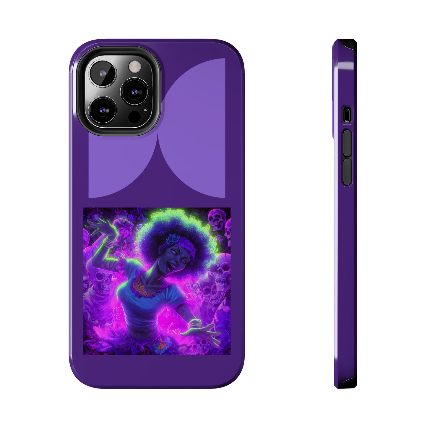Vibrant Tough Phone Cases | Unique Phone Cover, Halloween Gift, Aesthetic Protection, Trendy Tech Accessory, Skull Design