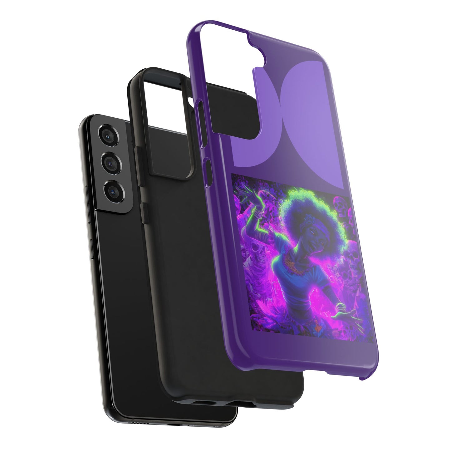 Vibrant Tough Phone Cases | Unique Phone Cover, Halloween Gift, Aesthetic Protection, Trendy Tech Accessory, Skull Design