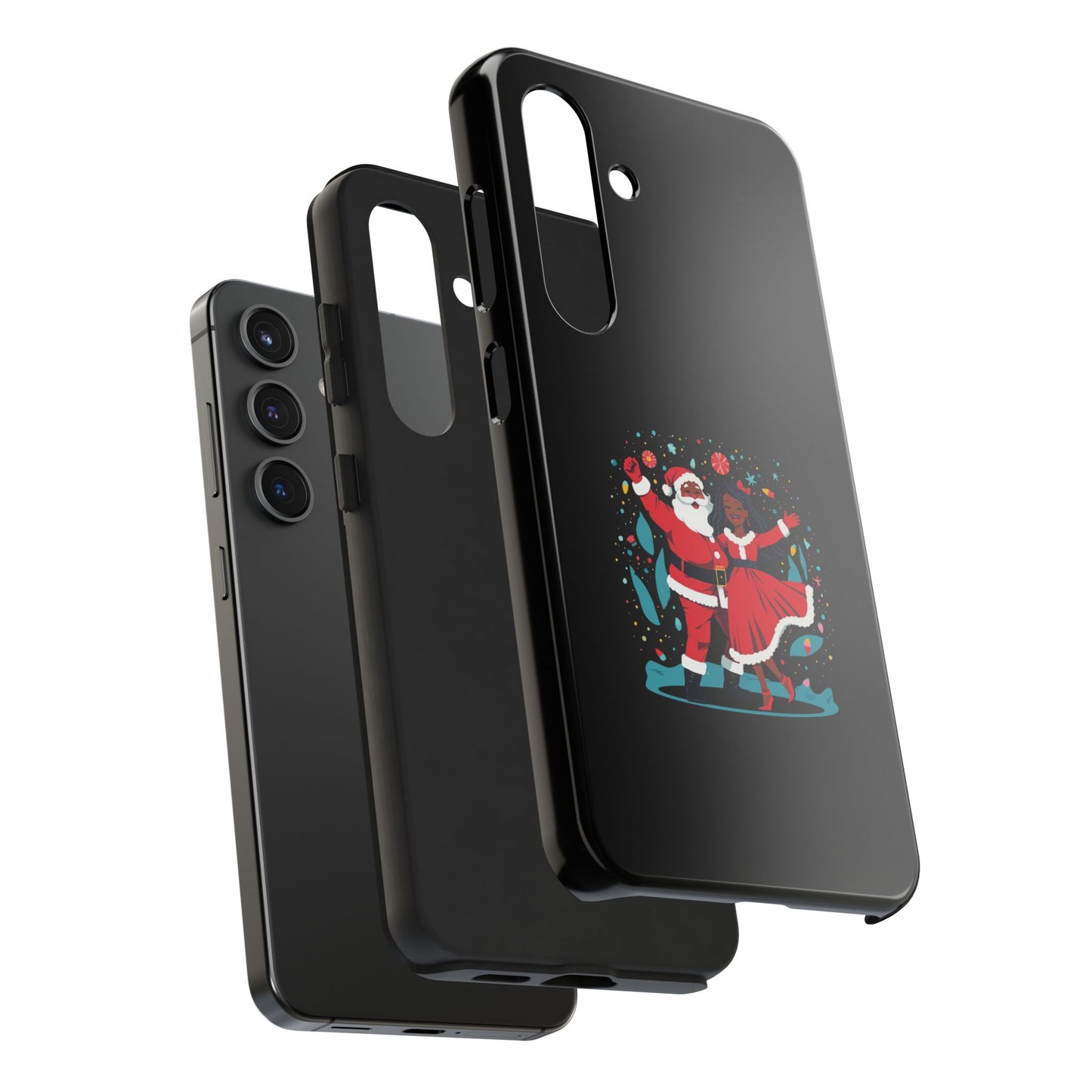 Festive Santa Phone Cases - Holiday Protection, Xmas Gifts, Winter Vibes, Merry & Bright, Unique Tech Accessories