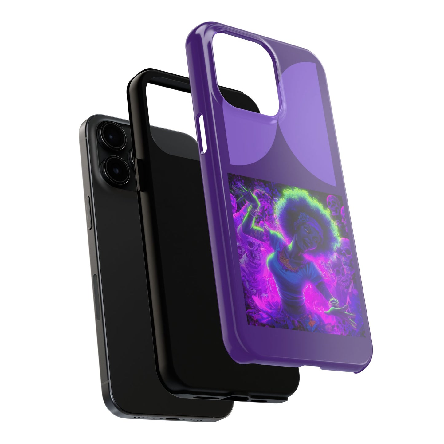 Vibrant Tough Phone Cases | Unique Phone Cover, Halloween Gift, Aesthetic Protection, Trendy Tech Accessory, Skull Design