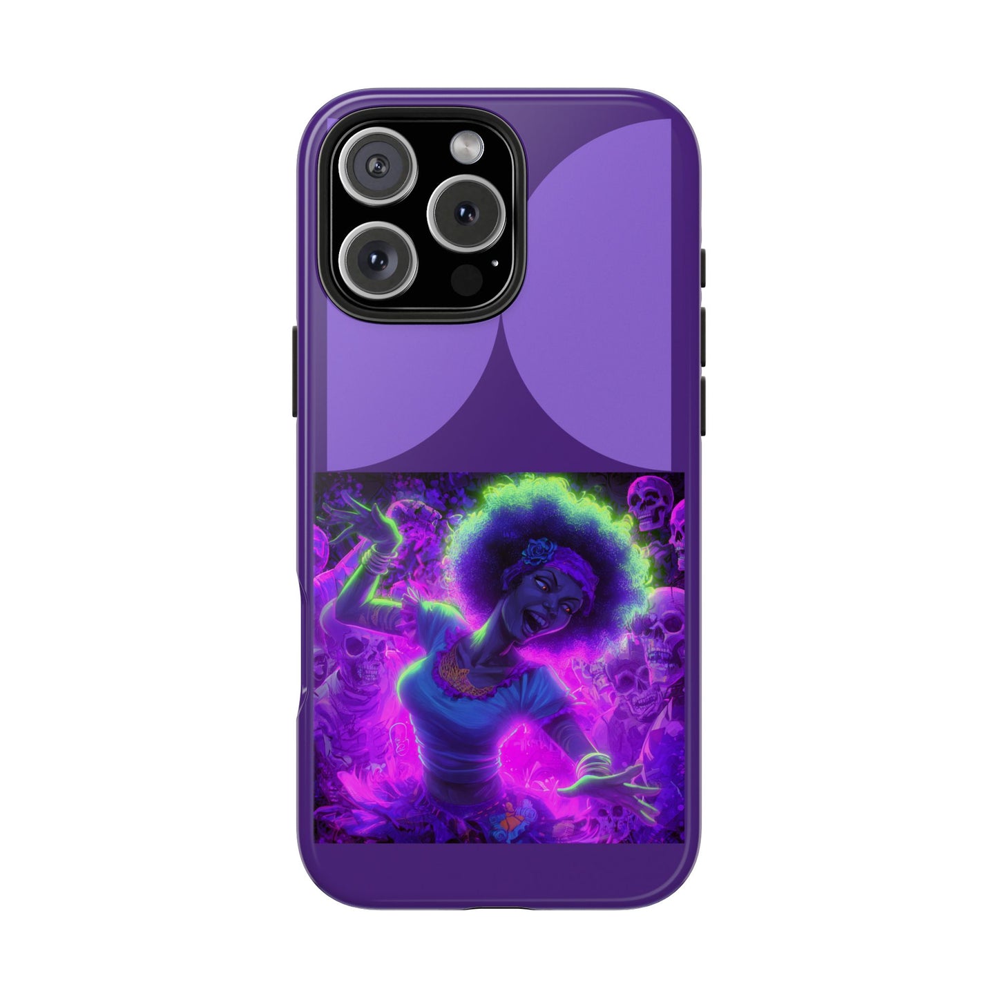 Vibrant Tough Phone Cases | Unique Phone Cover, Halloween Gift, Aesthetic Protection, Trendy Tech Accessory, Skull Design
