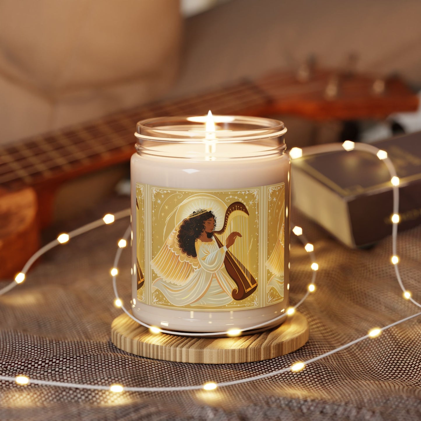 Angelic Harmony Scented Soy Candle, Aromatherapy Gift, Home Decor, Relaxation Candle, Eco-Friendly Candle, Spiritual Gift