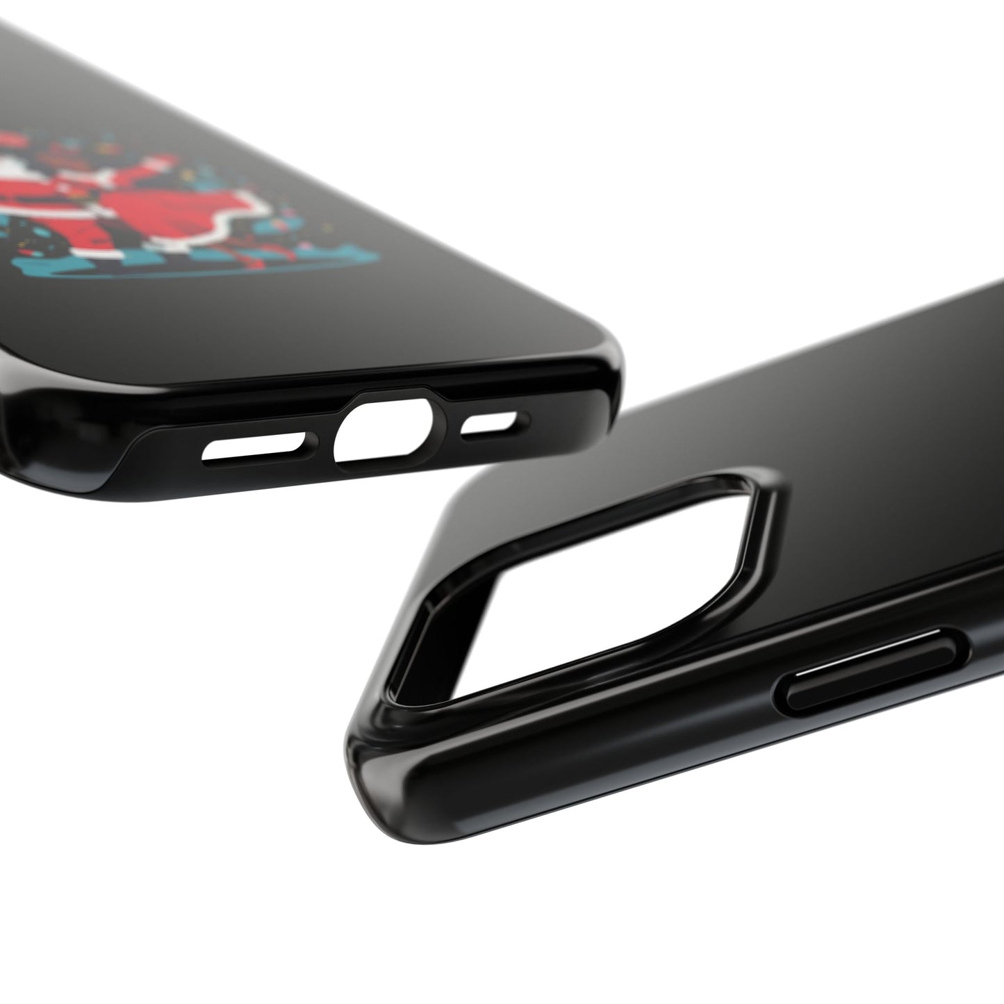 Festive Santa Phone Cases - Holiday Protection, Xmas Gifts, Winter Vibes, Merry & Bright, Unique Tech Accessories