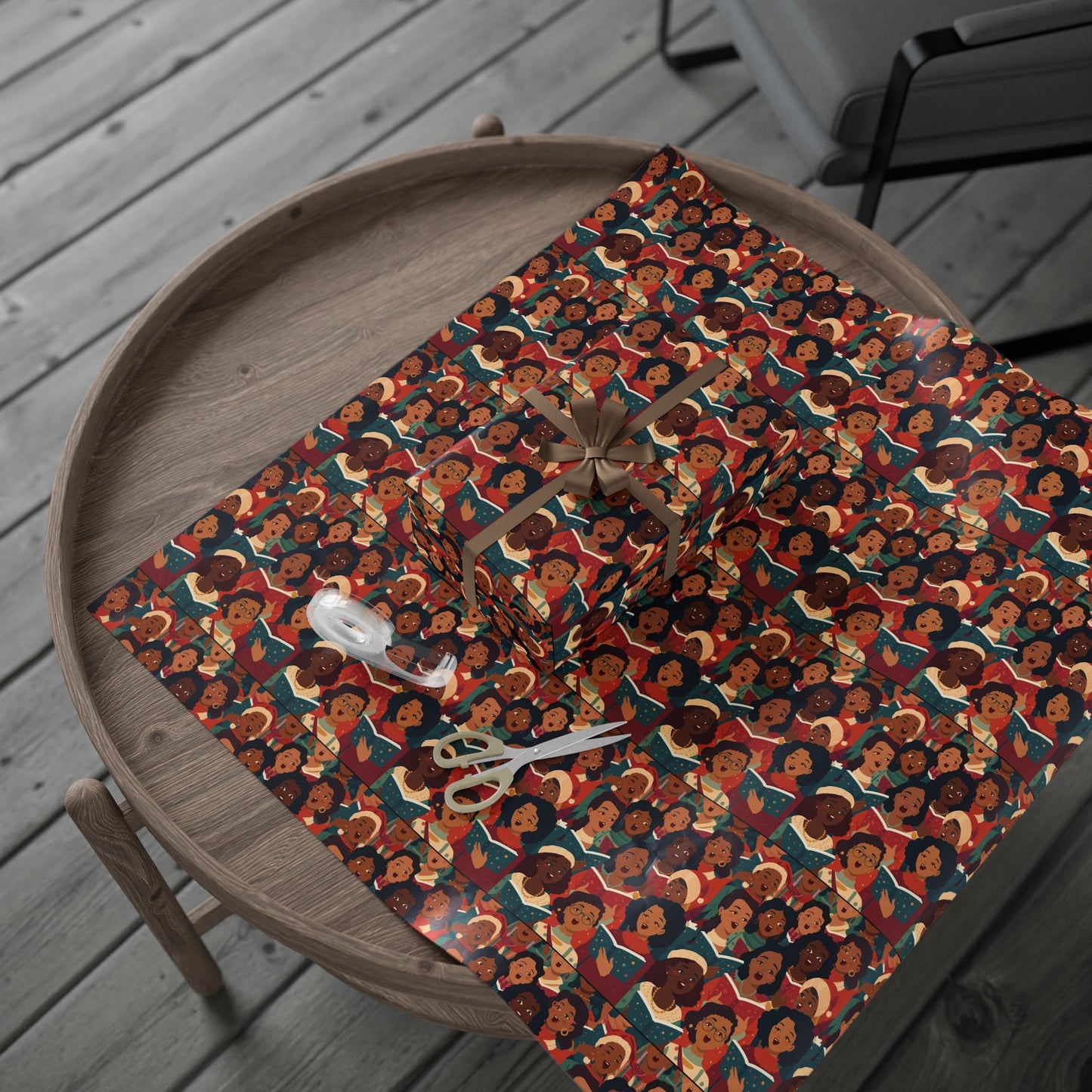 Cultural Celebration Wrapping Paper, Gift Wrap for Holidays, Birthdays, Festive Occasions, Party Supplies, Eco-Friendly