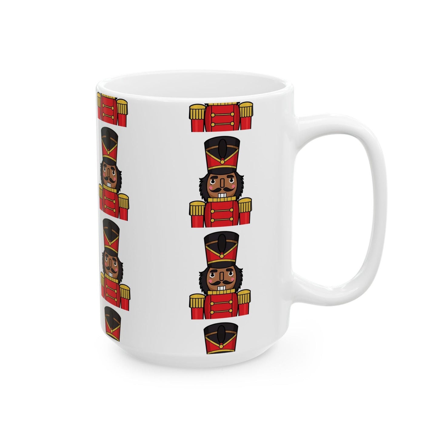 Nutcracker Christmas Mug, Holiday Gift, Winter Decor, Coffee Cup, Festive Kitchenware, Unique Xmas Present