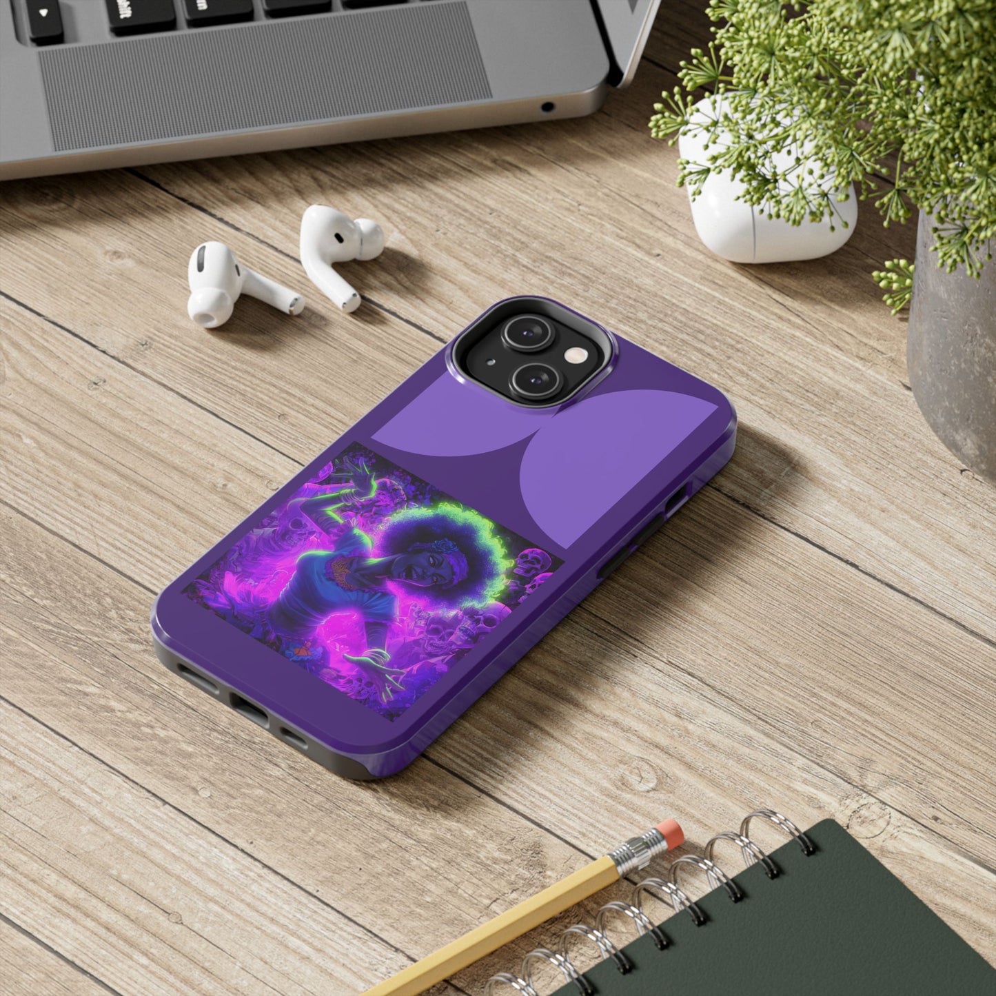 Vibrant Tough Phone Cases | Unique Phone Cover, Halloween Gift, Aesthetic Protection, Trendy Tech Accessory, Skull Design
