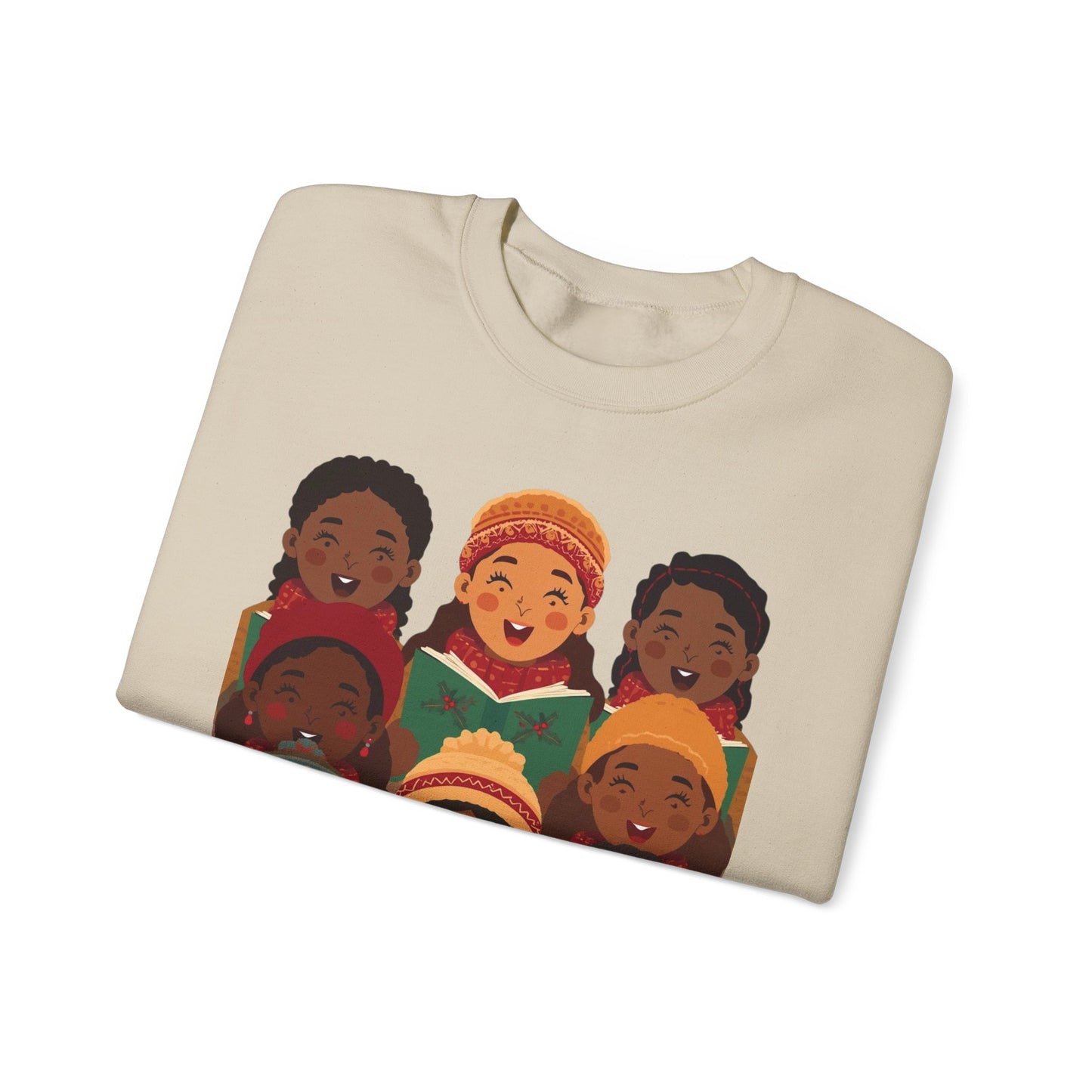 Singing Joy Crewneck Sweatshirt, Cozy Choir Sweatshirt, Festival Apparel, Group Performance Top, Gift for Music Lovers, Unisex Sweatshirt