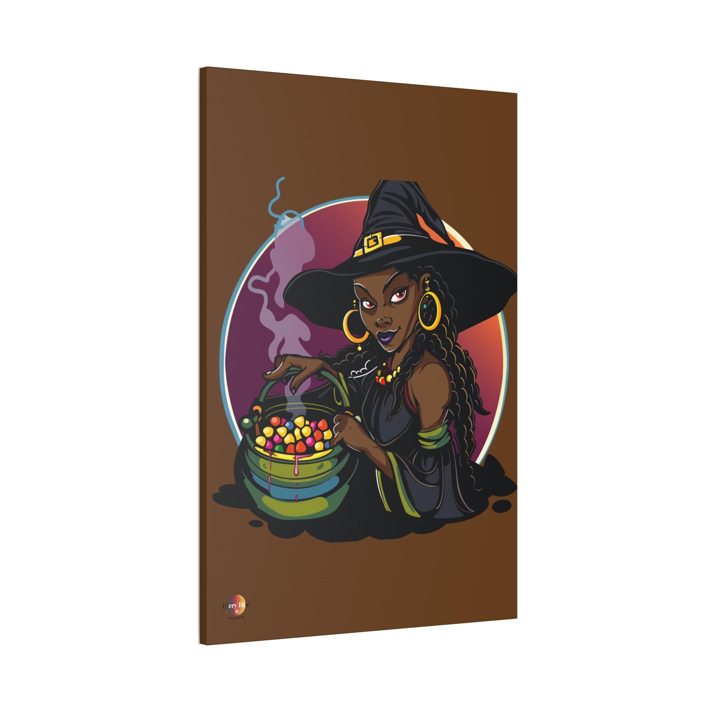 Witchy Canvas Art, Spooky Wall Decor, Halloween Home Decor, Magic Potion Artwork, Witch Decor, Gift for Witch Lovers
