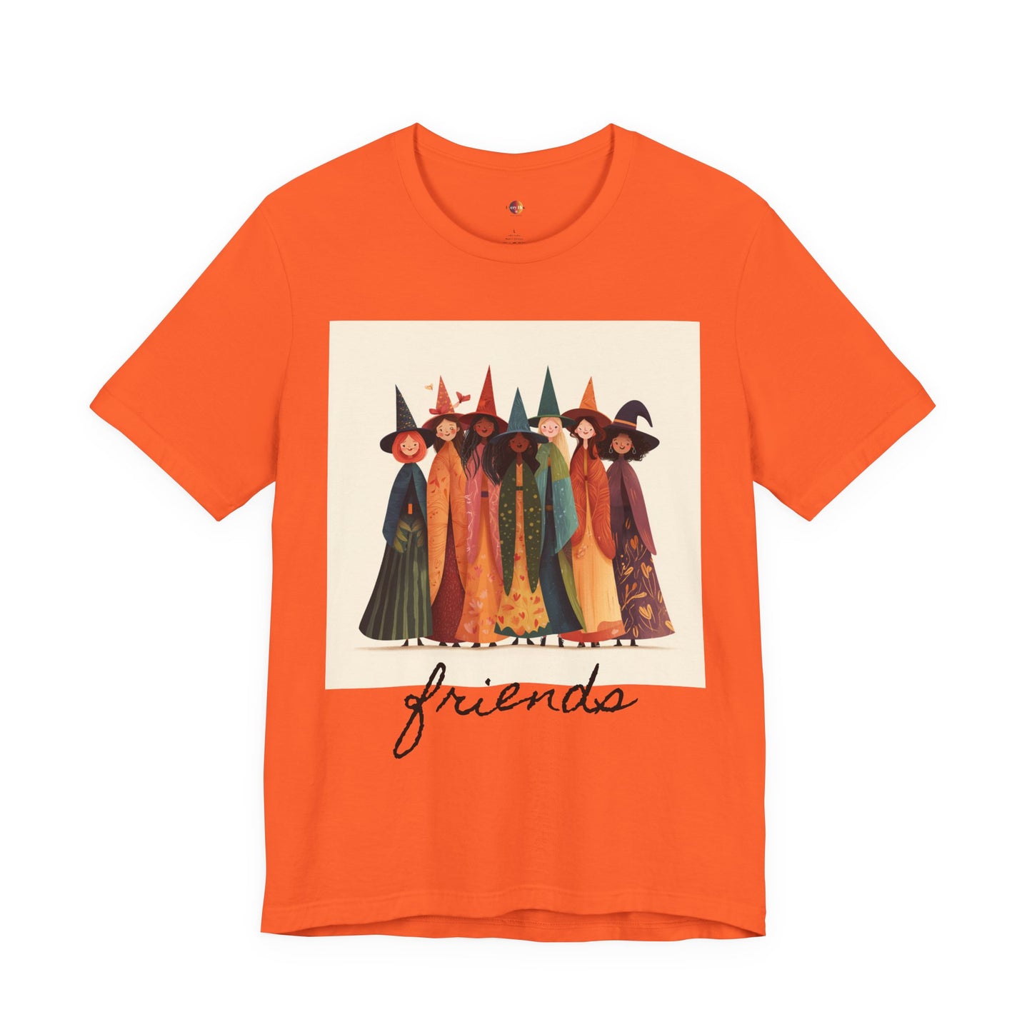 Witchy Friends Halloween Tee, Unisex Halloween Shirt, Festive Witch T-Shirt, Spooky Season Apparel, Witchy Apparel, Witch-Themed Clothing