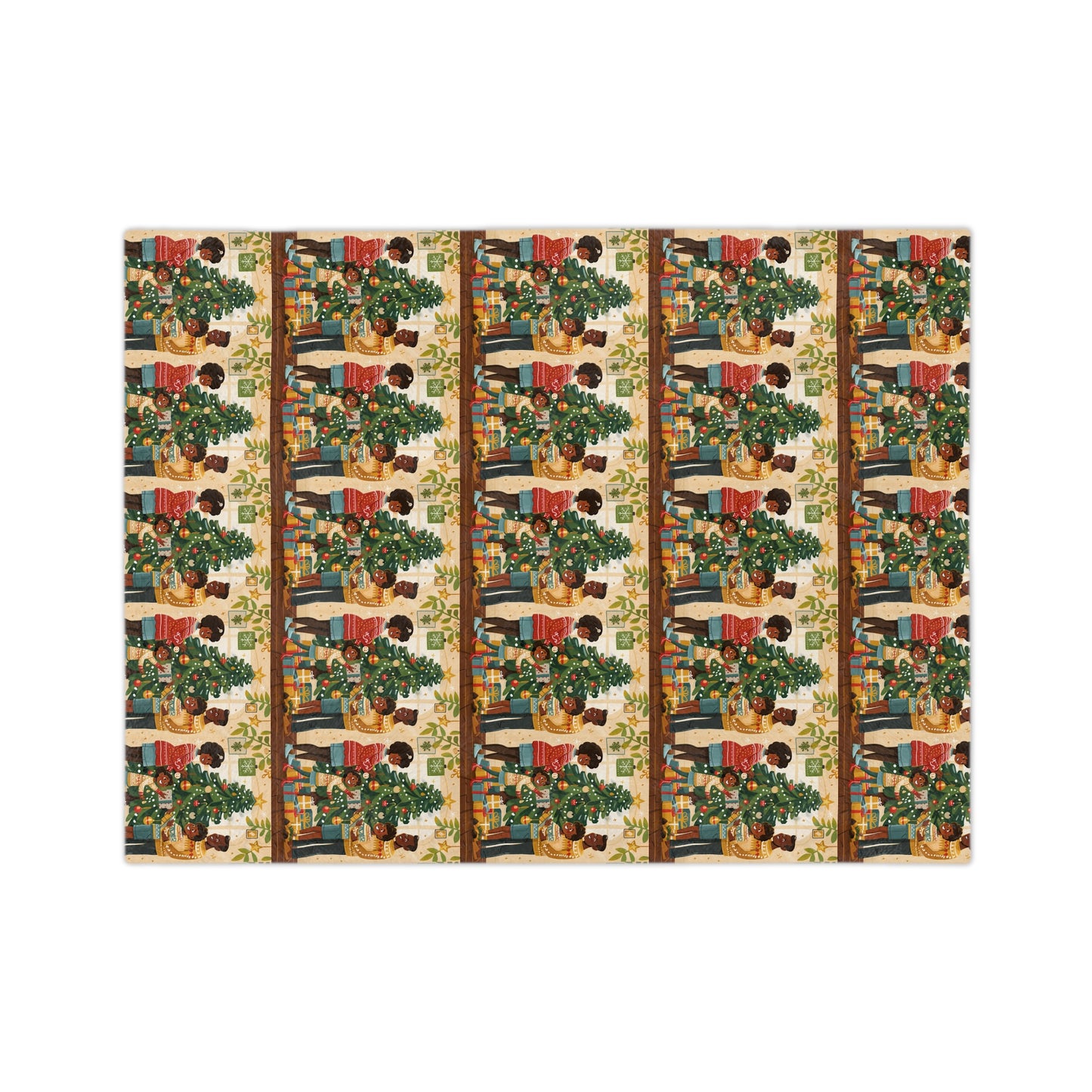 Warm Family Gatherings Velveteen Blanket, Cozy Holiday Decor, Kids Blanket, Gift for Christmas, Soft Throw for Living Room
