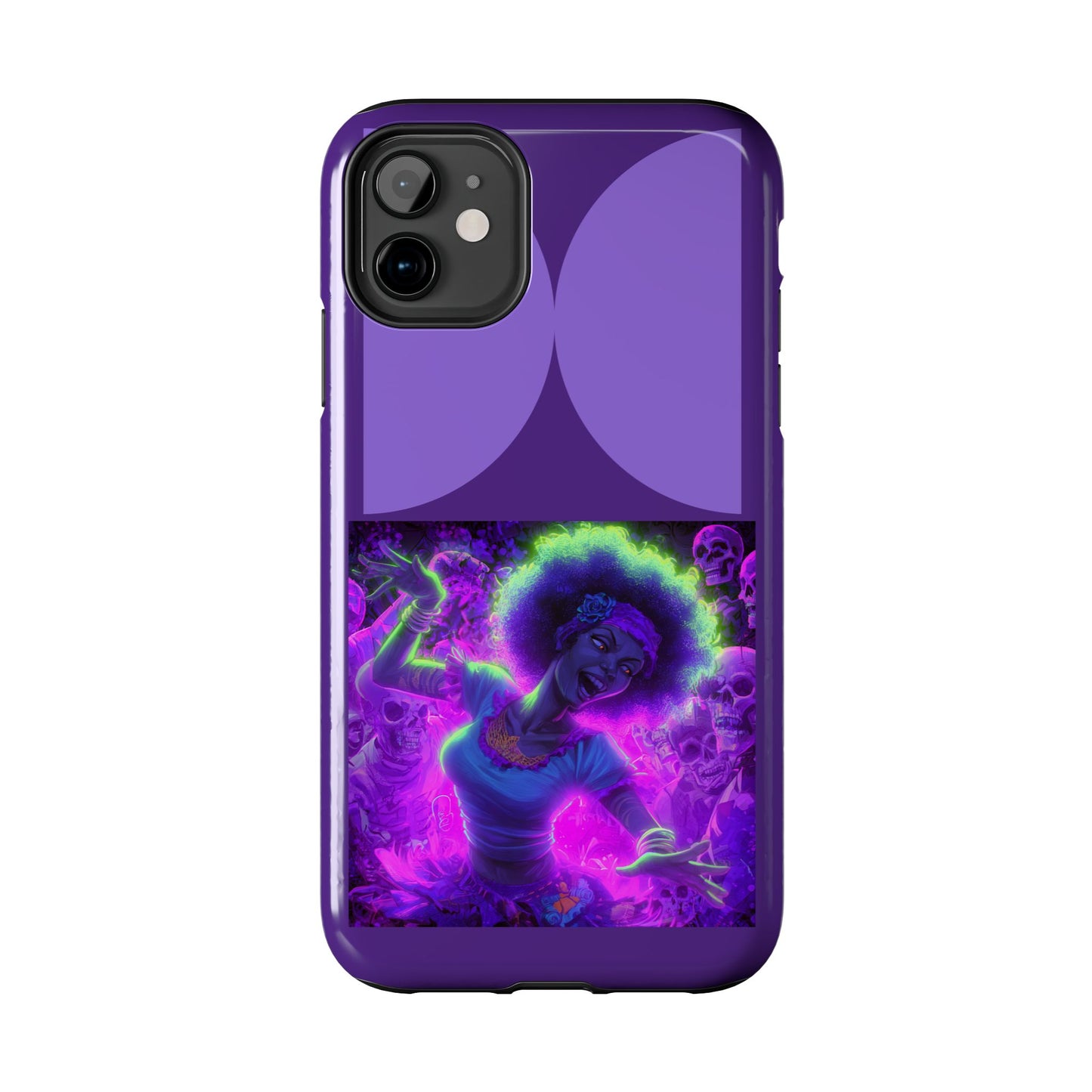 Vibrant Tough Phone Cases | Unique Phone Cover, Halloween Gift, Aesthetic Protection, Trendy Tech Accessory, Skull Design