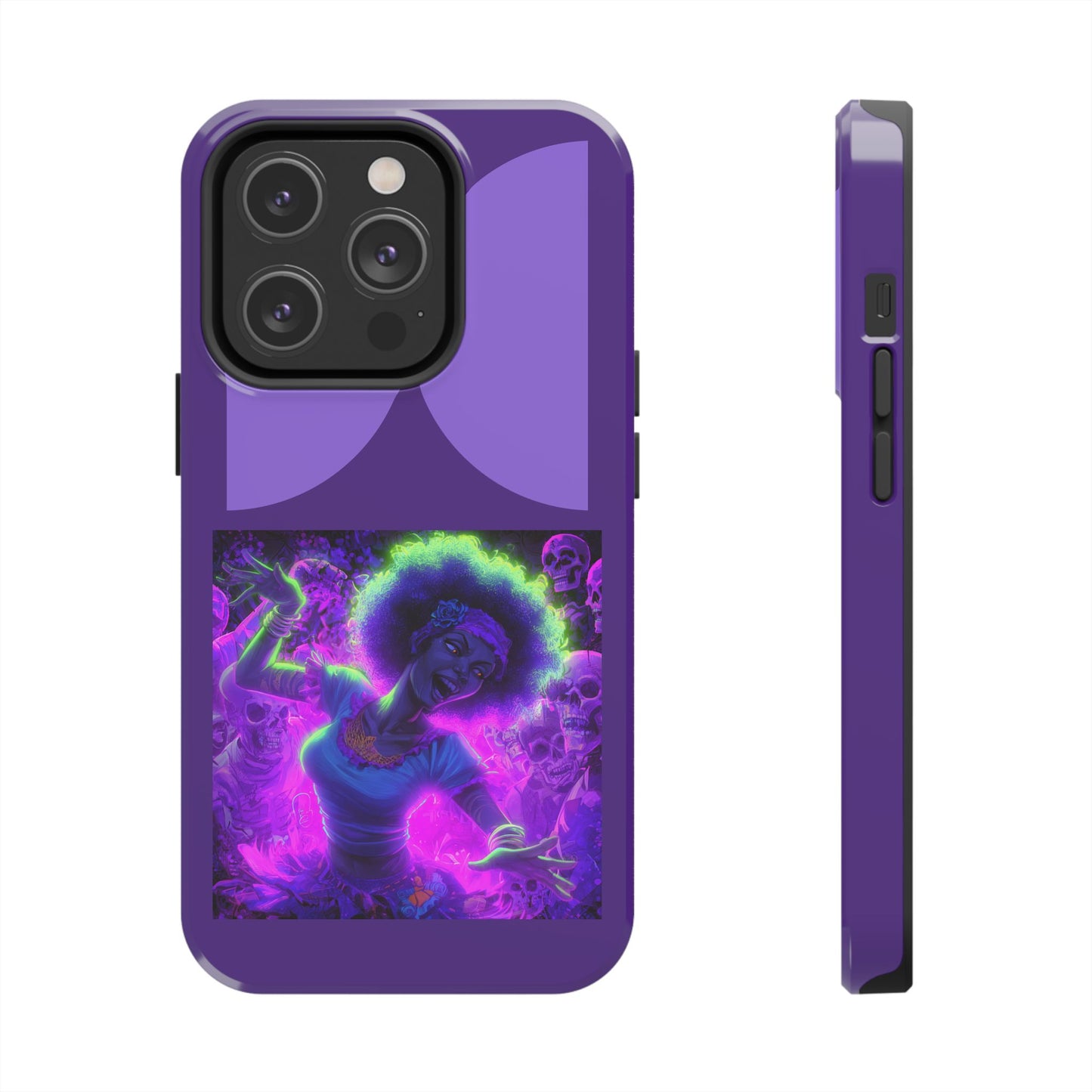 Vibrant Tough Phone Cases | Unique Phone Cover, Halloween Gift, Aesthetic Protection, Trendy Tech Accessory, Skull Design