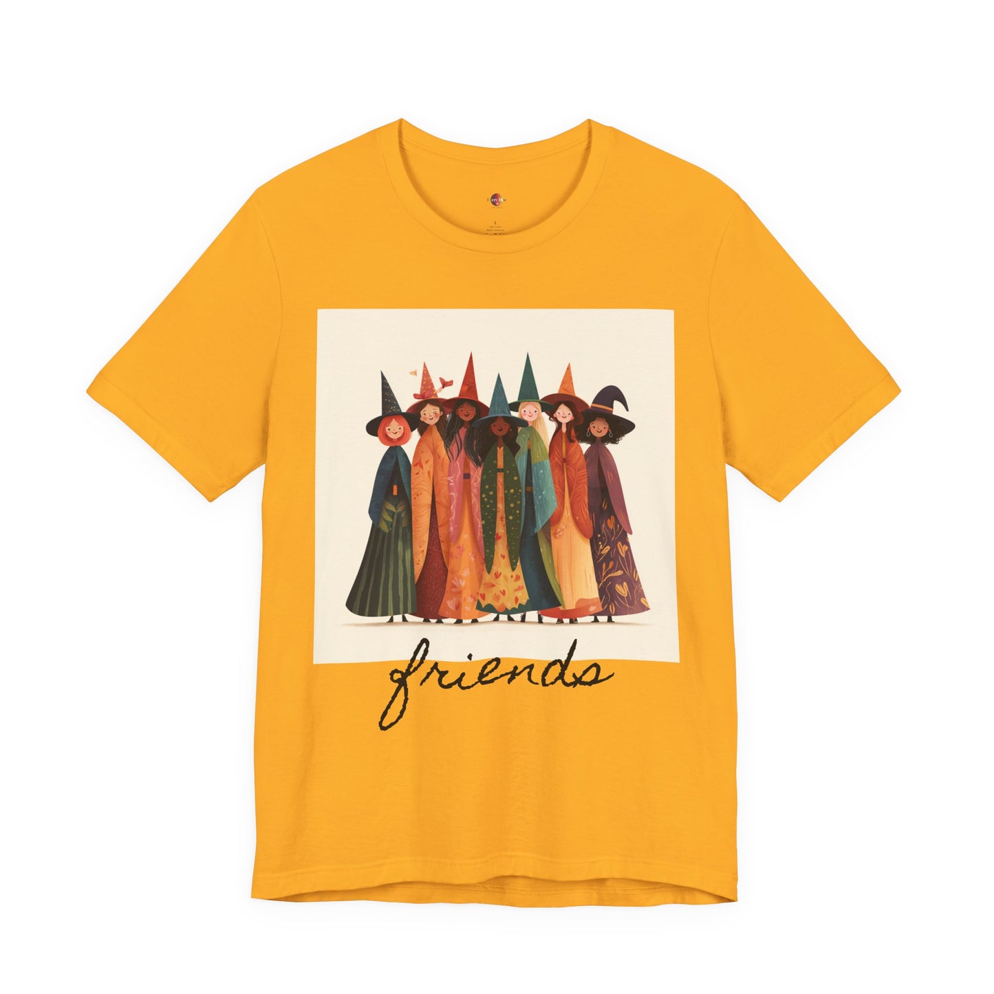 Witchy Friends Halloween Tee, Unisex Halloween Shirt, Festive Witch T-Shirt, Spooky Season Apparel, Witchy Apparel, Witch-Themed Clothing