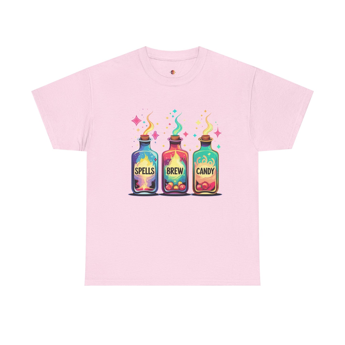 Magical Potion T-Shirt - Spells Brew Candy Design, Cute Halloween Tee, Witchy Apparel, Gift for Magic Lovers, Casual Wear
