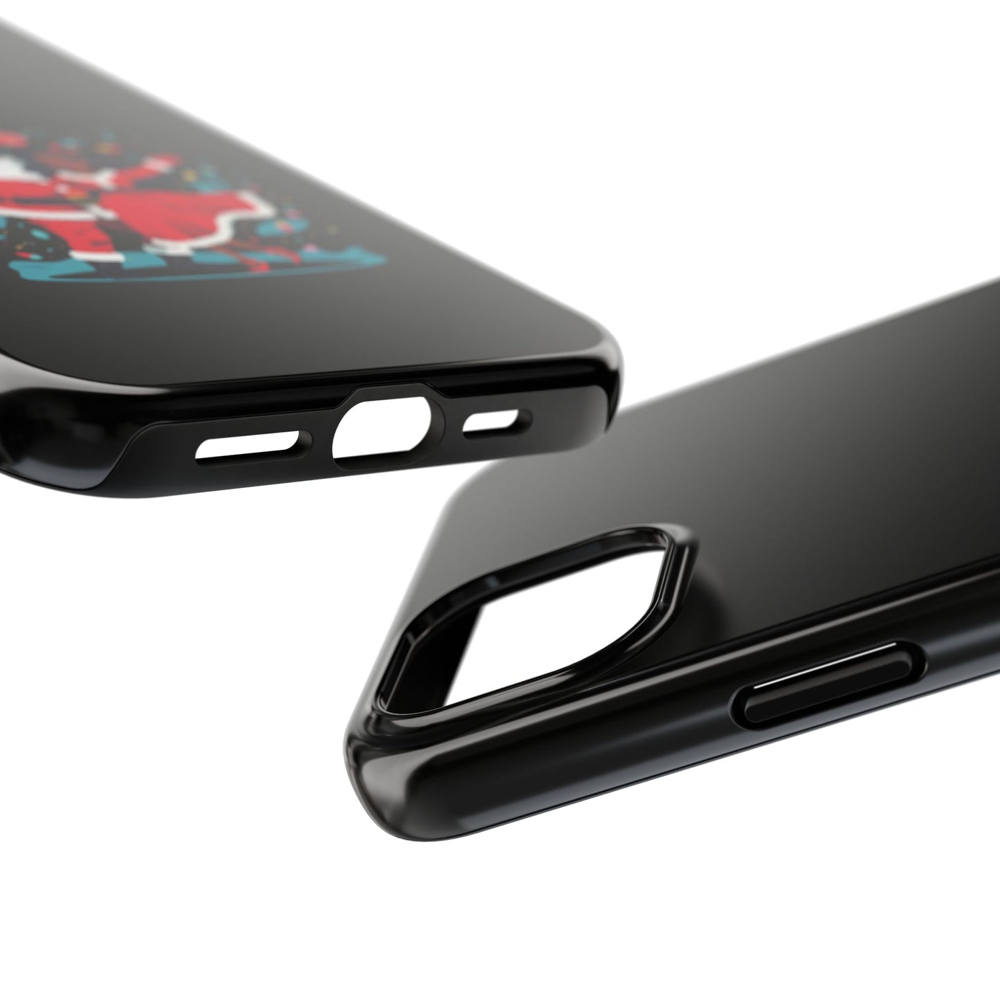 Festive Santa Phone Cases - Holiday Protection, Xmas Gifts, Winter Vibes, Merry & Bright, Unique Tech Accessories