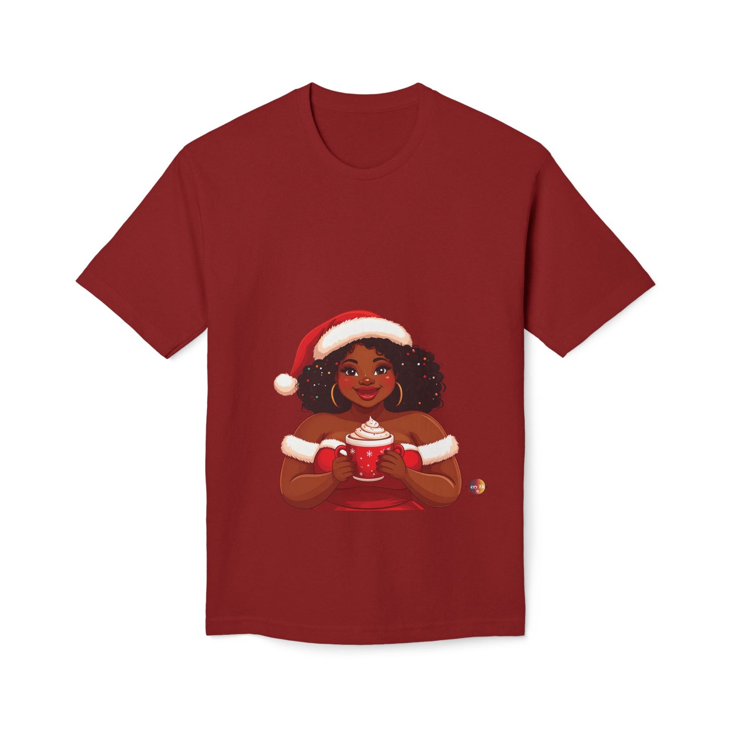 Festive Holiday T-shirt, Christmas shirt, winter t-shirt, gift for her, cozy clothing, seasonal apparel