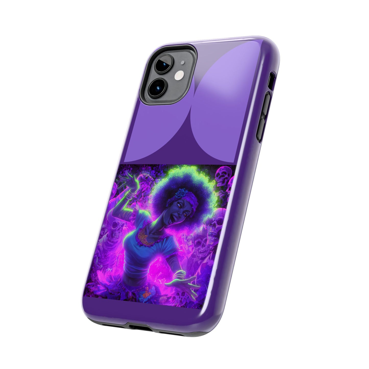 Vibrant Tough Phone Cases | Unique Phone Cover, Halloween Gift, Aesthetic Protection, Trendy Tech Accessory, Skull Design