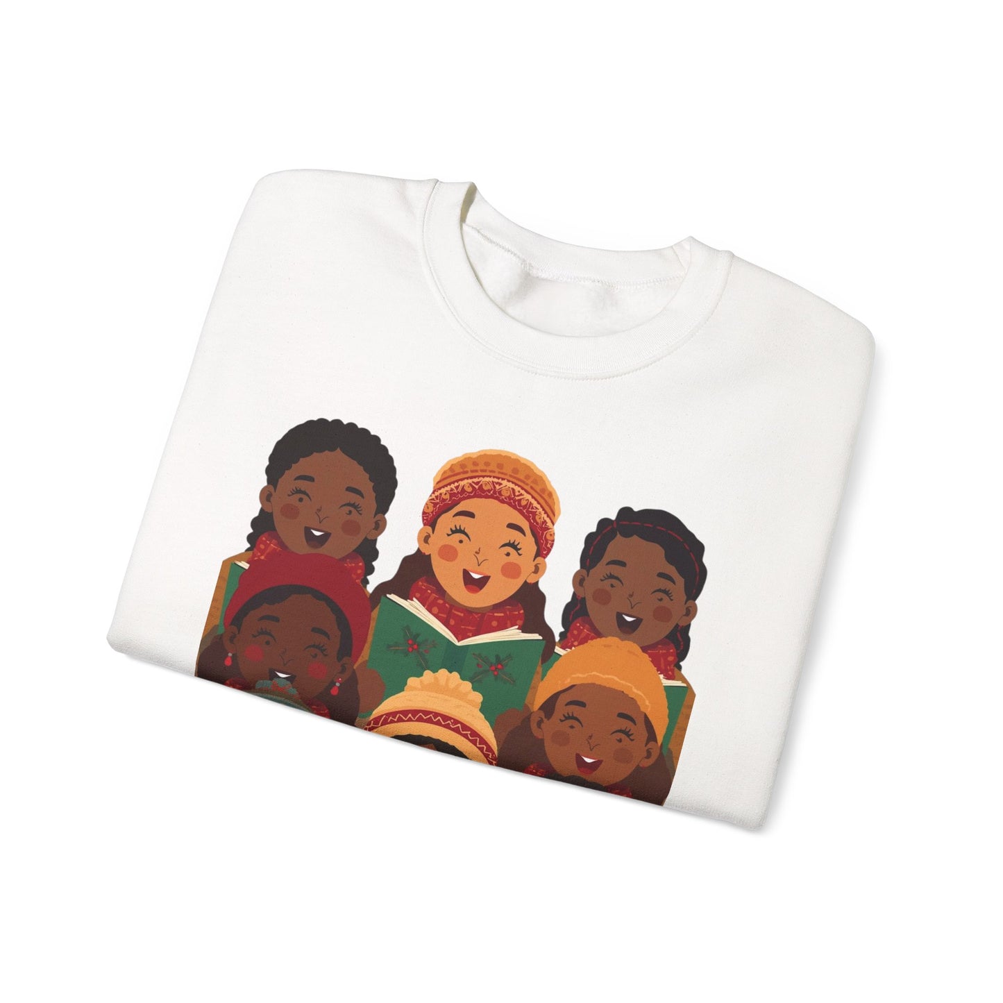 Singing Joy Crewneck Sweatshirt, Cozy Choir Sweatshirt, Festival Apparel, Group Performance Top, Gift for Music Lovers, Unisex Sweatshirt