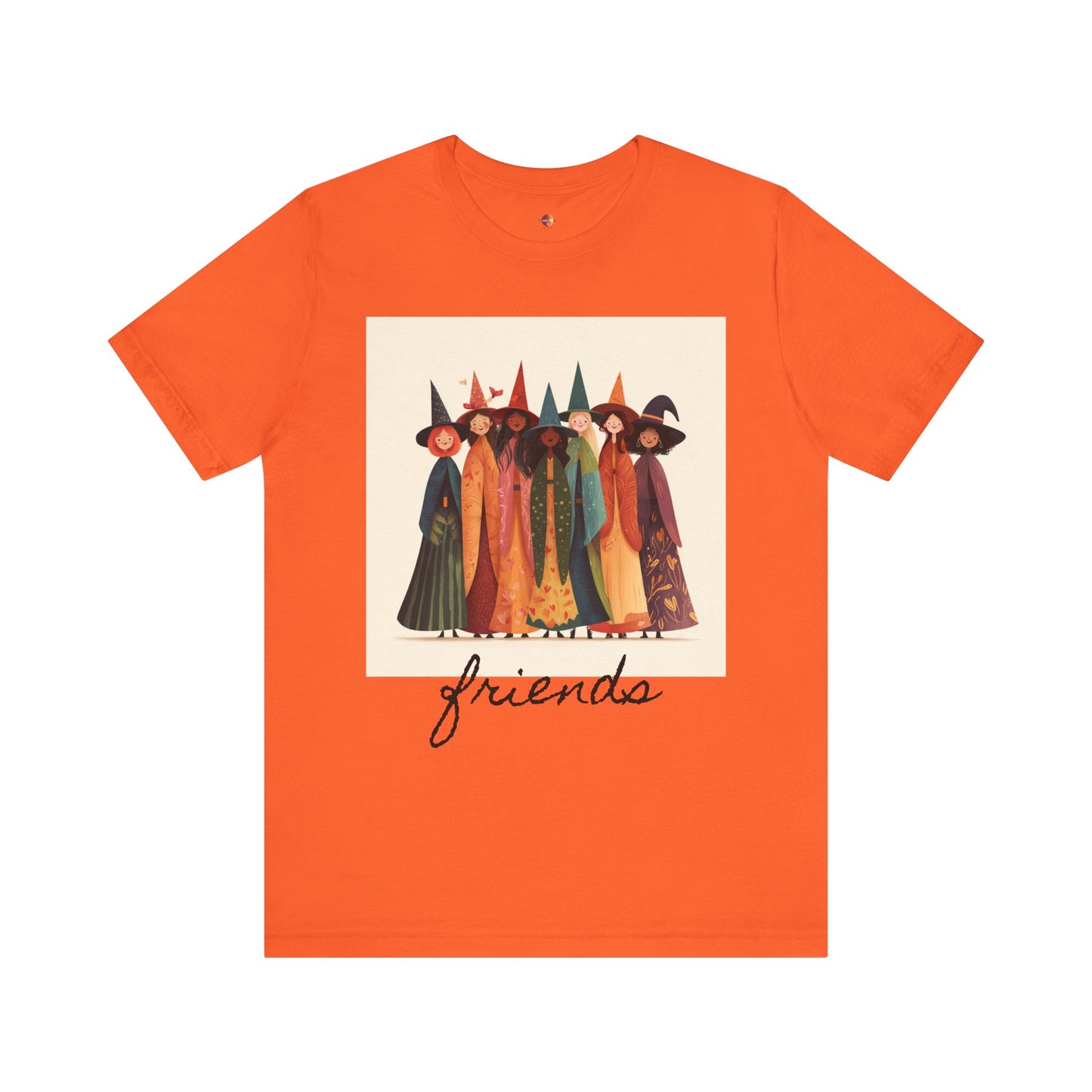 Witchy Friends Halloween Tee, Unisex Halloween Shirt, Festive Witch T-Shirt, Spooky Season Apparel, Witchy Apparel, Witch-Themed Clothing
