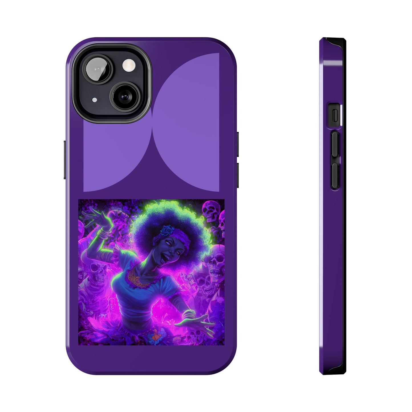 Vibrant Tough Phone Cases | Unique Phone Cover, Halloween Gift, Aesthetic Protection, Trendy Tech Accessory, Skull Design