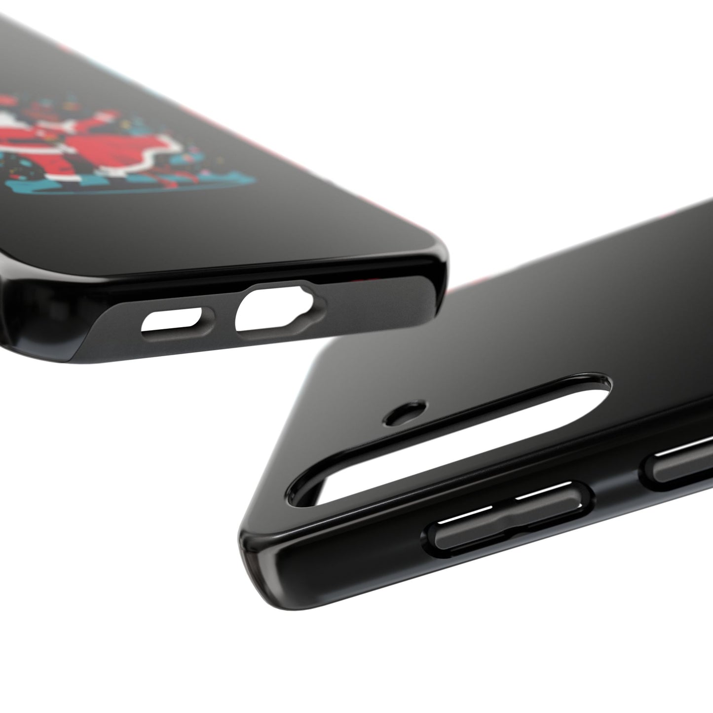 Festive Santa Phone Cases - Holiday Protection, Xmas Gifts, Winter Vibes, Merry & Bright, Unique Tech Accessories
