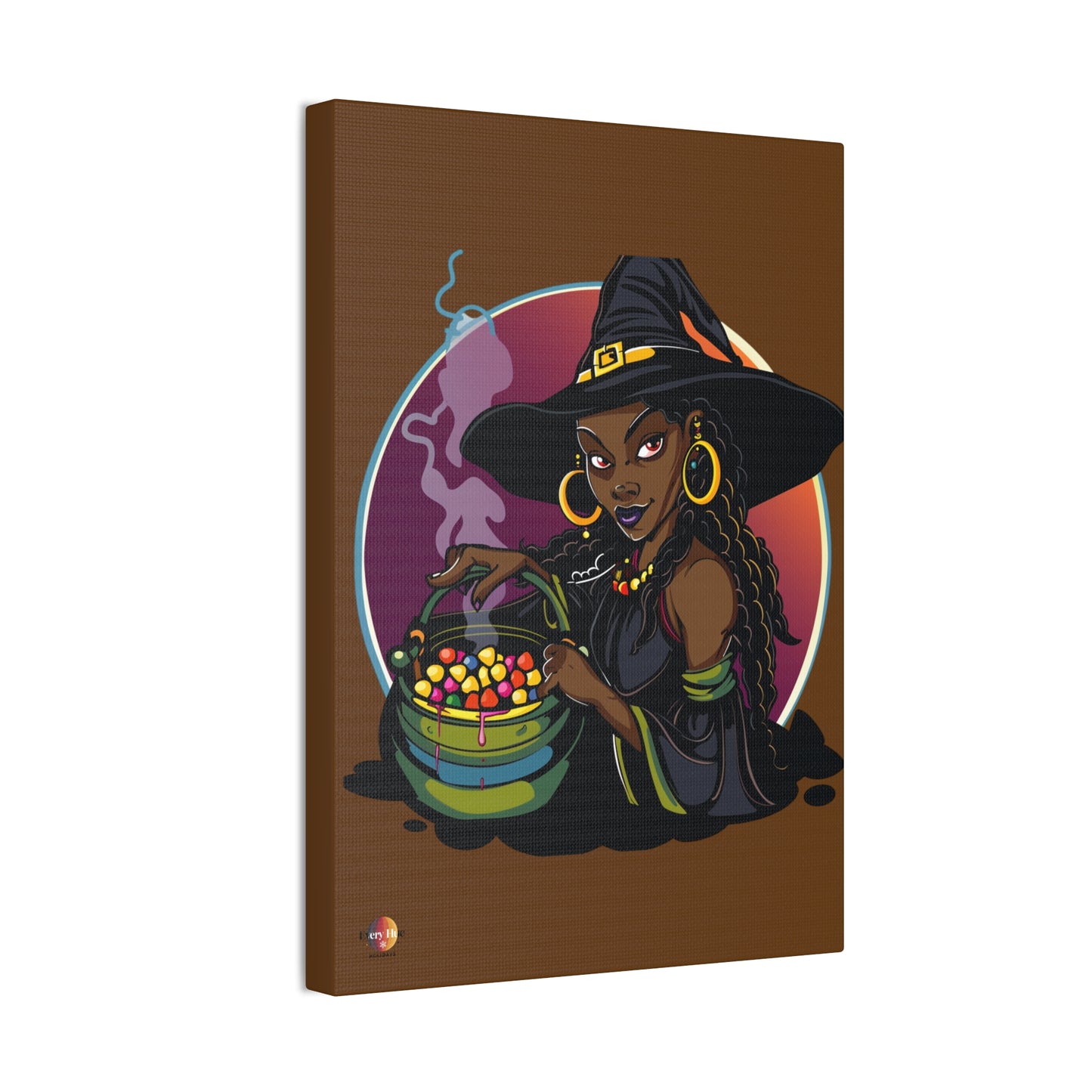 Witchy Canvas Art, Spooky Wall Decor, Halloween Home Decor, Magic Potion Artwork, Witch Decor, Gift for Witch Lovers