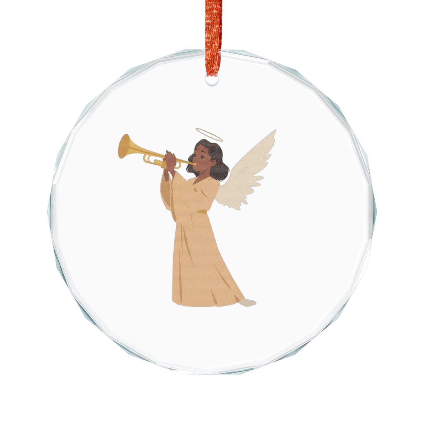 Angel Heart Ornament, Christmas Tree Decoration, Gift for Holidays, Personalized Keepsake, Heavenly Decor