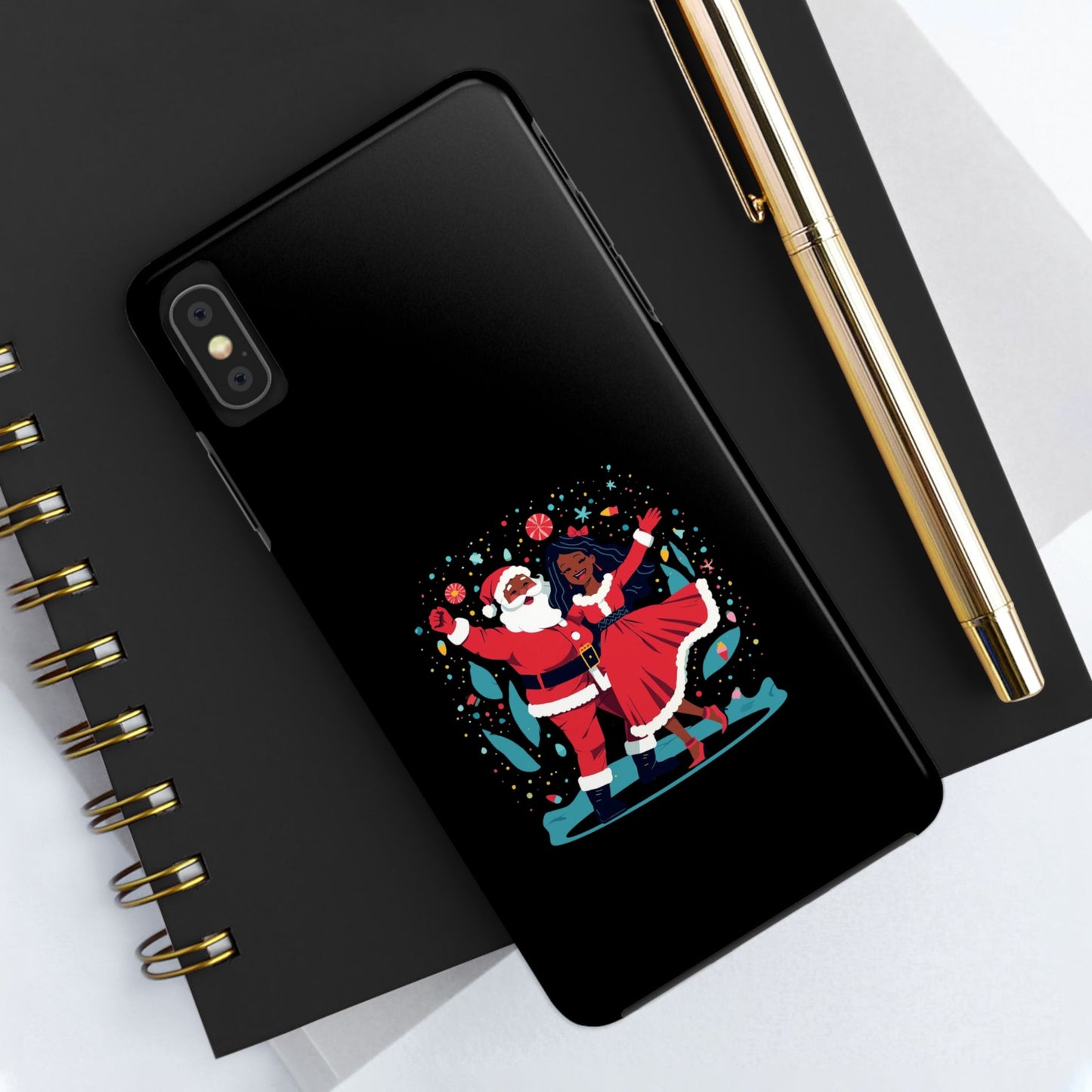 Festive Santa Phone Cases - Holiday Protection, Xmas Gifts, Winter Vibes, Merry & Bright, Unique Tech Accessories